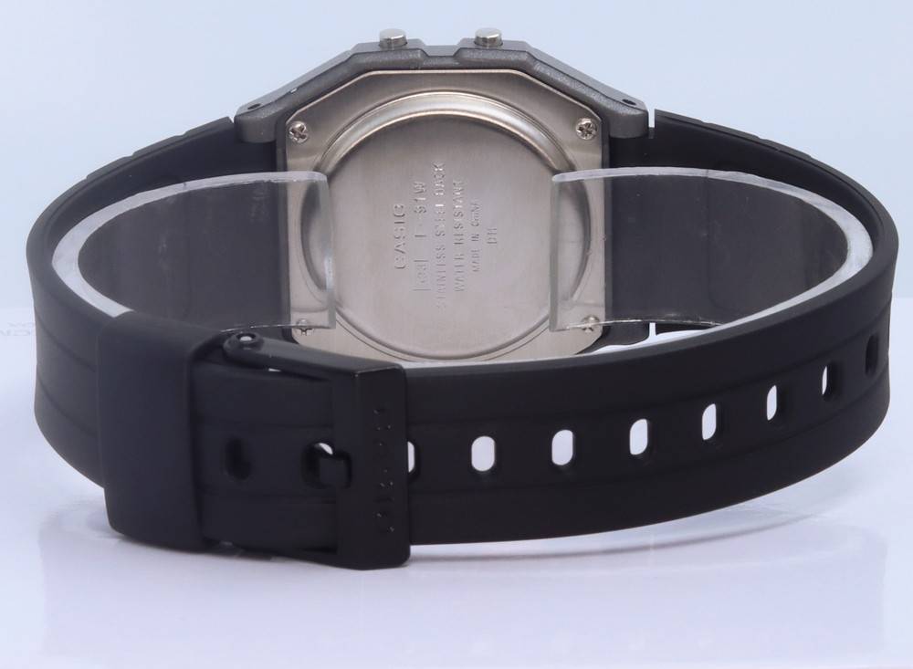 Casio Digital Resin Black Dial Quartz F-91WM-1B F91WM-1B Men's Watch