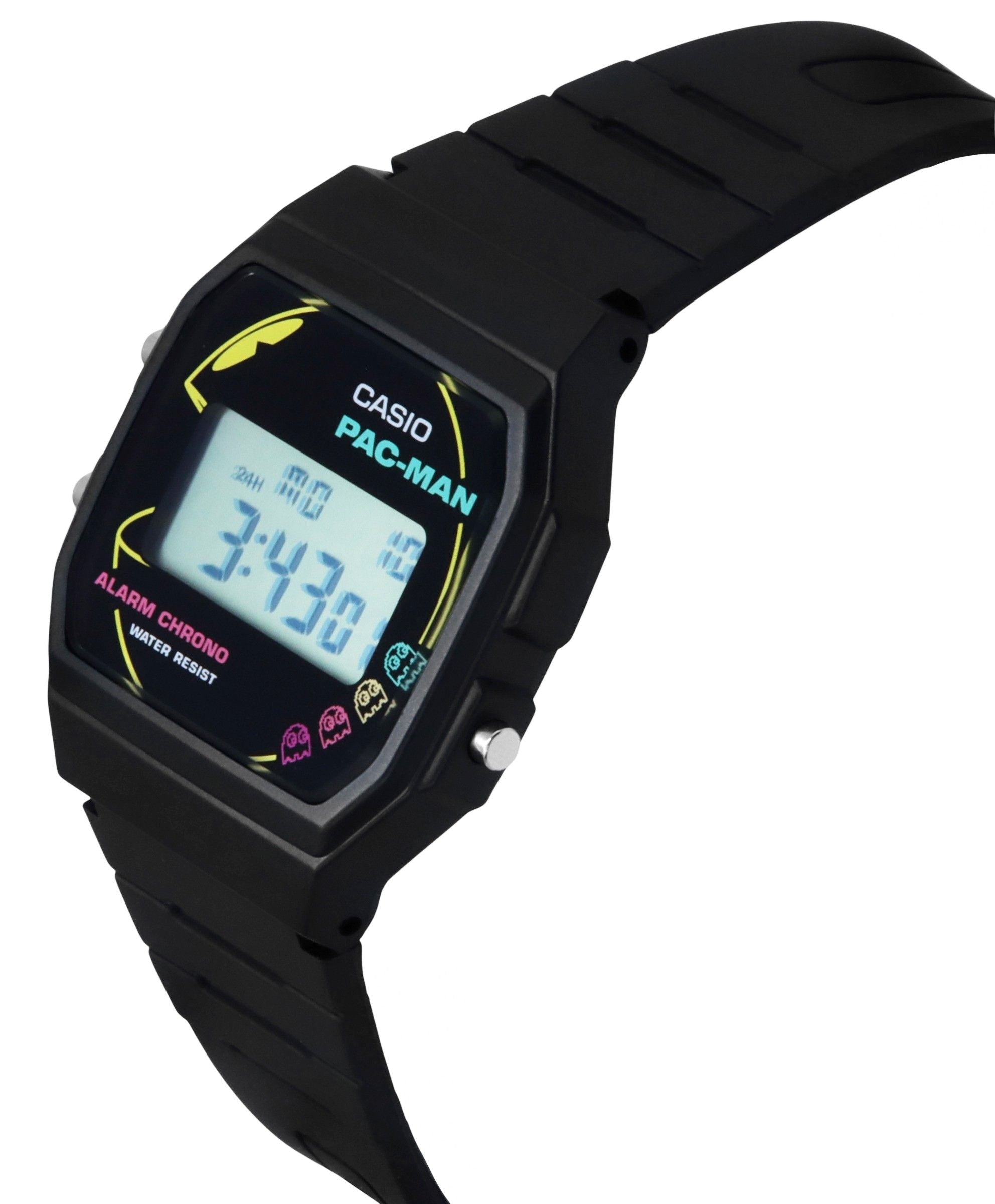 Casio Standard Digital PAC-MAN Collaboration Bio-Based Resin Strap Quartz F-91WPC-1A Unisex Watch