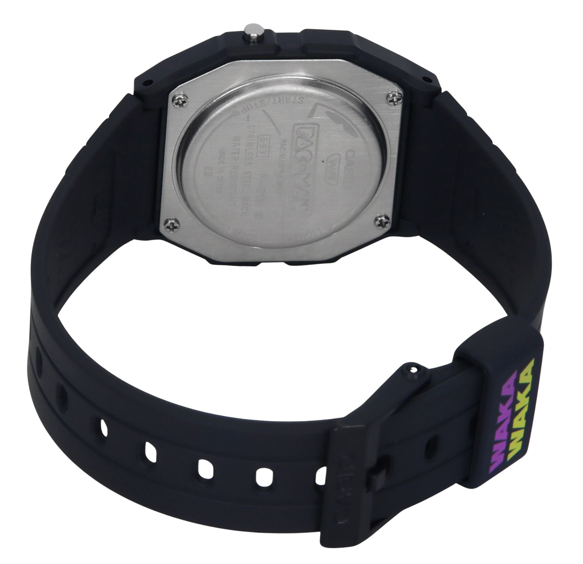 Casio Standard Digital PAC-MAN Collaboration Bio-Based Resin Strap Quartz F-91WPC-1A Unisex Watch