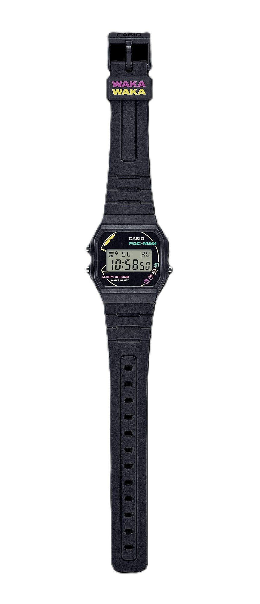 Casio Standard Digital PAC-MAN Collaboration Bio-Based Resin Strap Quartz F-91WPC-1A Unisex Watch