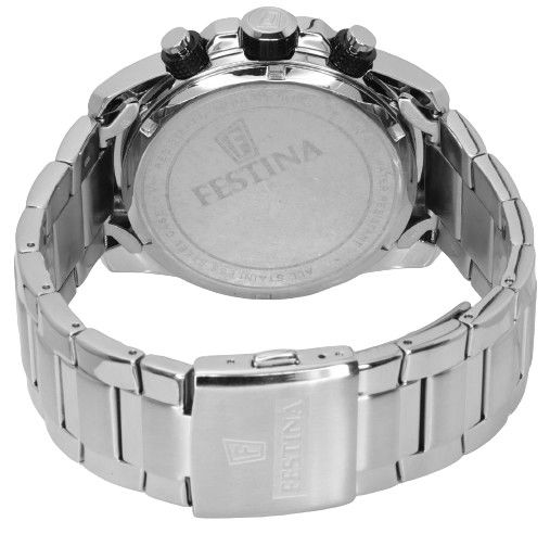 Festina Sports Chorongraph Stainless Steel Green Dial Quartz F20463-3 F204633 100M Men's Watch