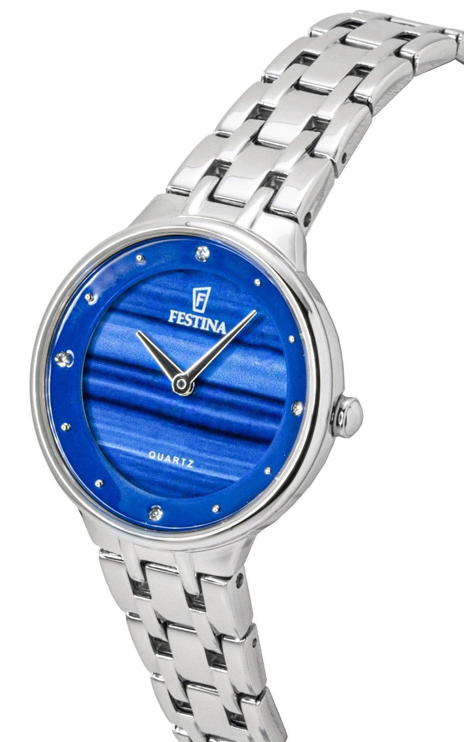 Festina Mademoiselle Stainless Steel Blue Dial Quartz F20600-A Women's Watch