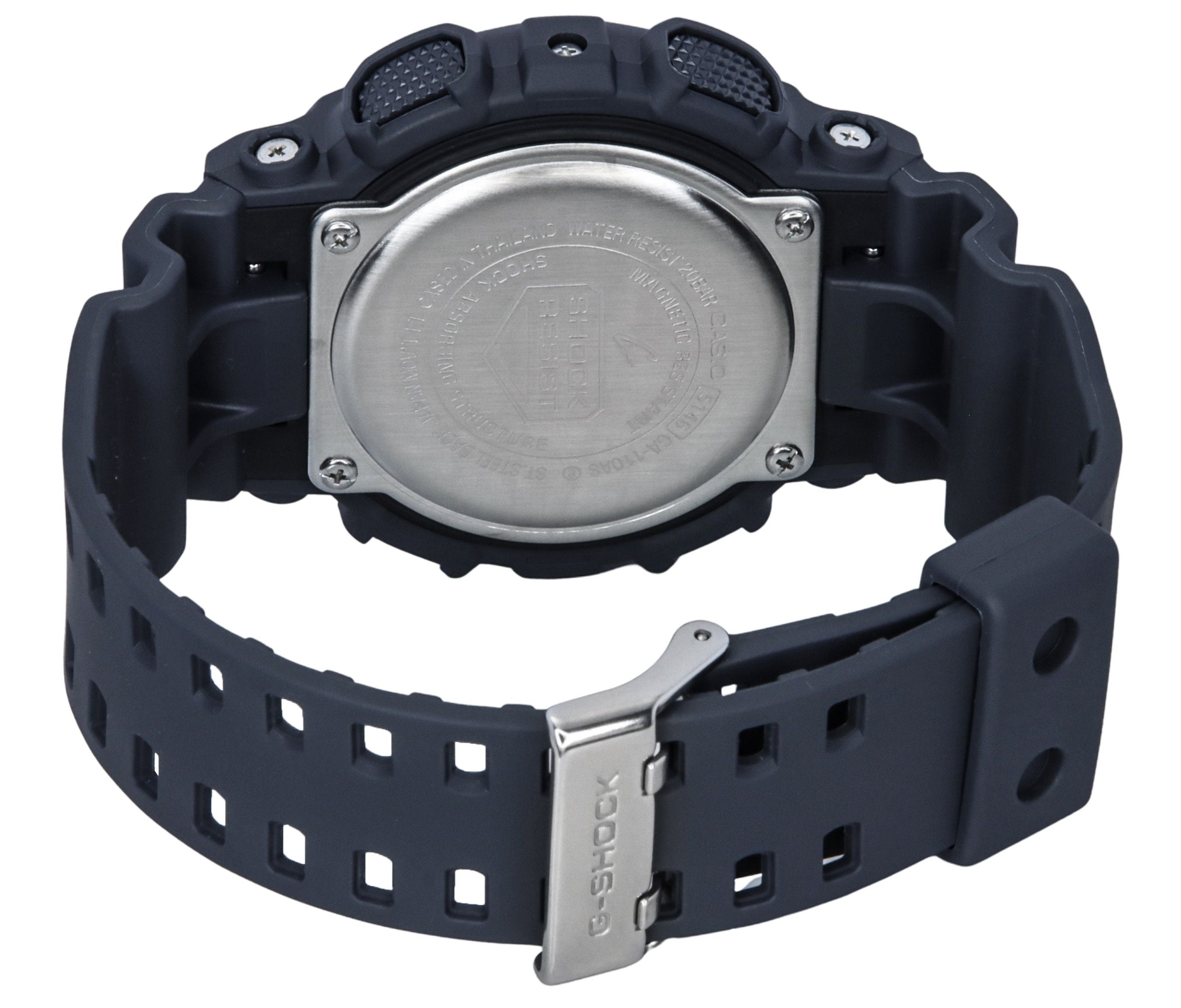 Casio G-Shock Analog Digital Bio-Based Resin Blue Dial Quartz GA-110AS-2A 200M Men's Watch