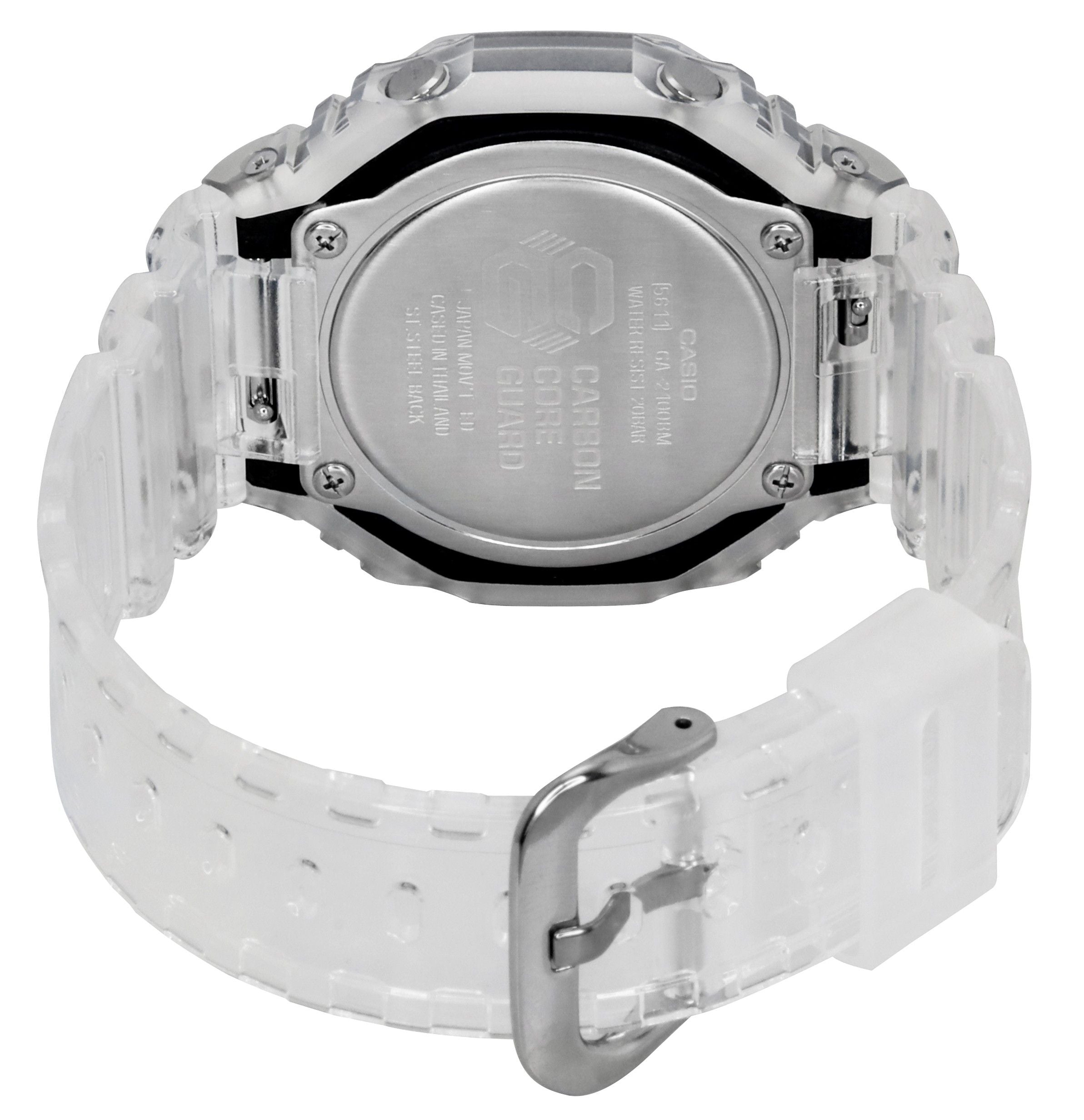 Casio G-Shock Analog Digital Resin Strap Blue Dial Quartz GA-2100BM-7A2 200M Unisex Watch