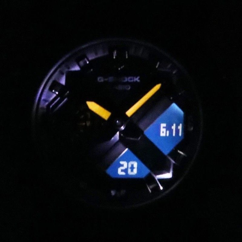 Casio G-Shock Analog Digital Resin Strap Grey Dial Quartz GA-2300-8A 200M Unisex Watch