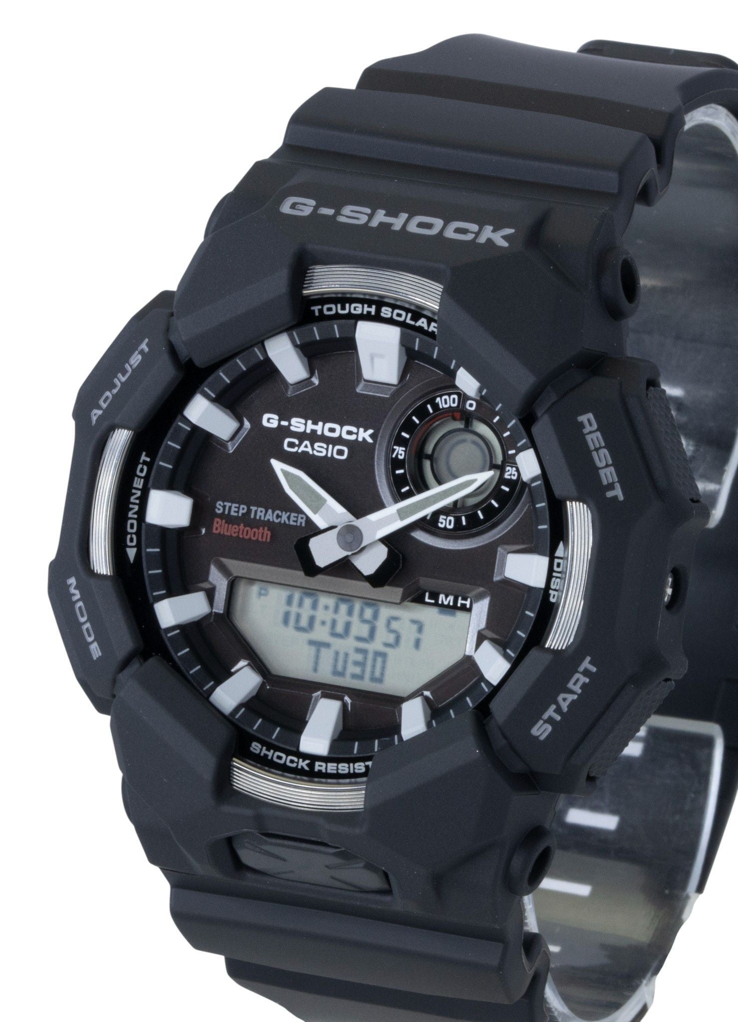 Casio G-Shock Analog Digital Smartphone Link Bio-Based Resin Black Dial Solar GA-B010-1A 200M Men's Watch