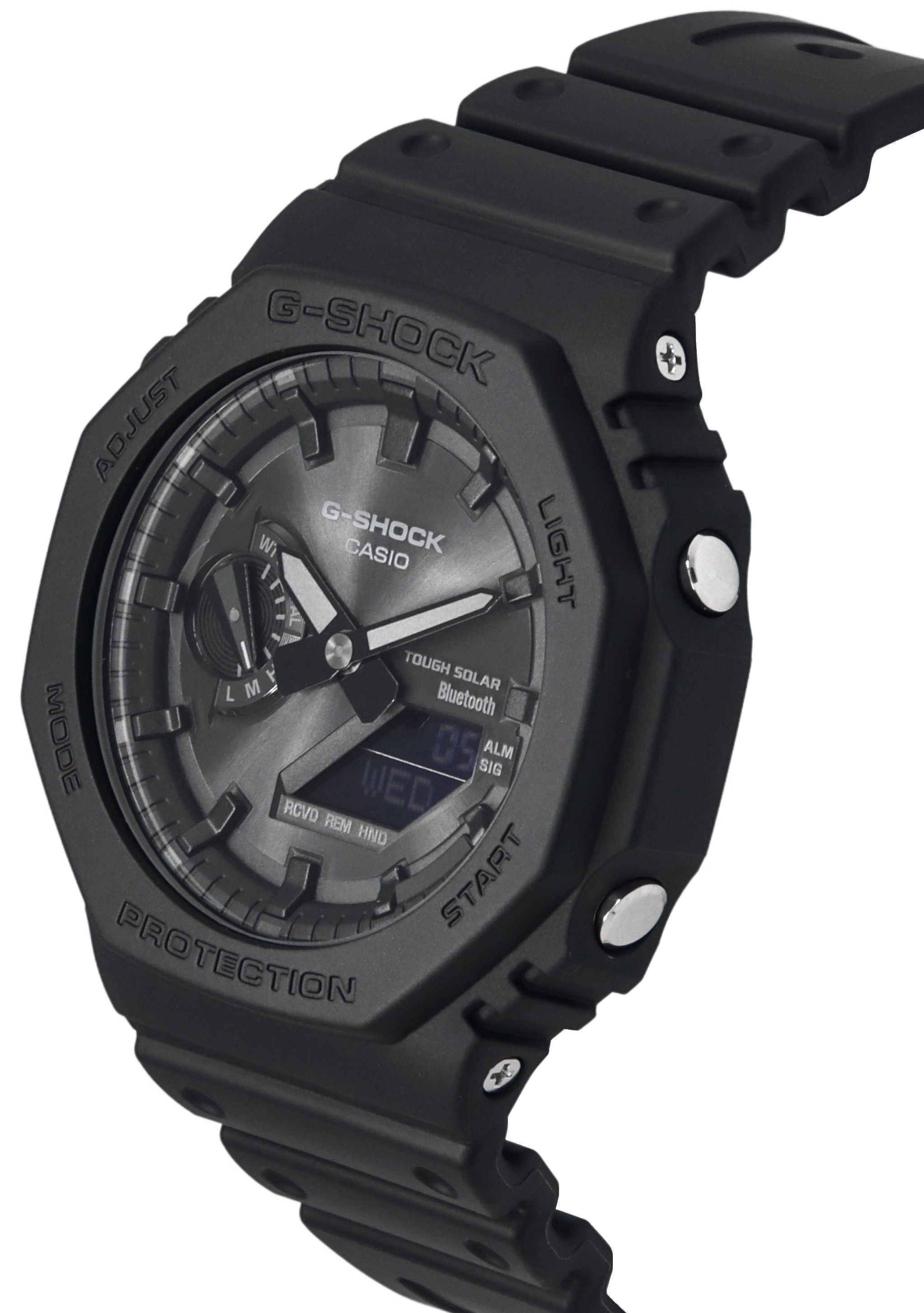 Casio G-Shock Analog Digital Mobile Link Black Resin Strap Tough Solar Power GA-B2100-1A 200M Men's Watch