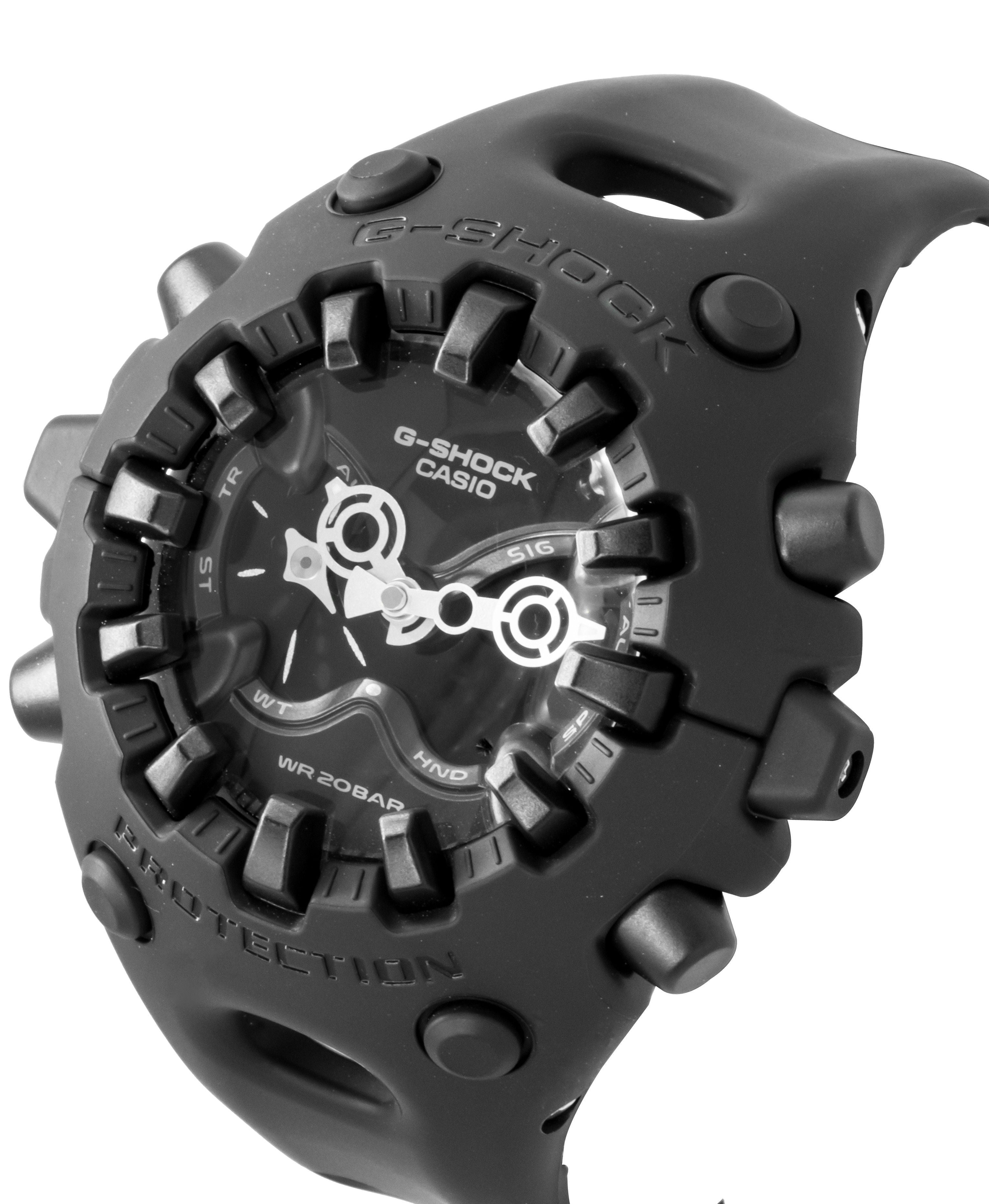 Casio G-Shock Analog Digital Resin Strap Black Dial Quartz GA-V01-1A 200M Men's Watch