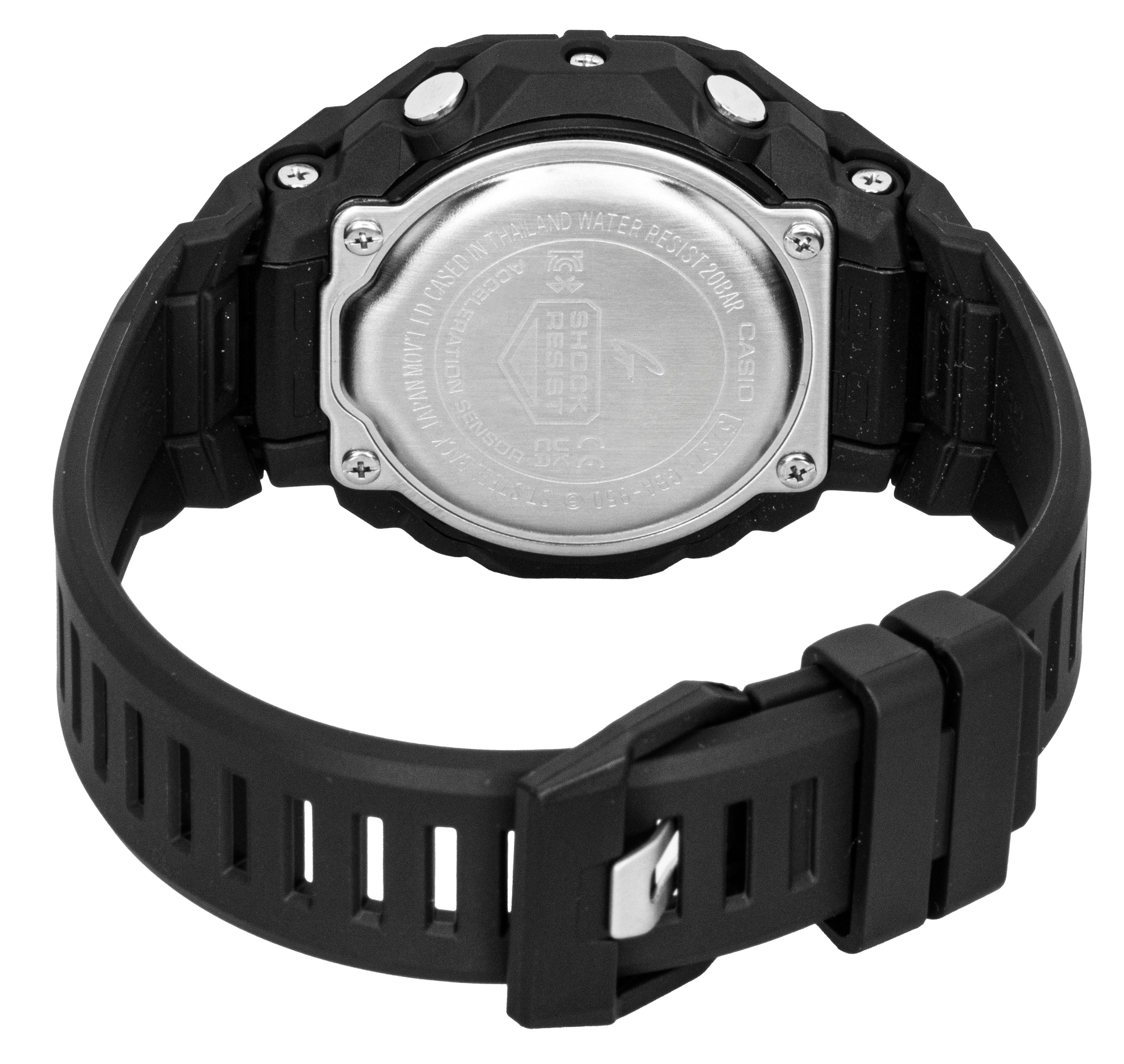 Casio G-Shock G-Squad Analog Digital Resin Strap Black Dial Quartz GBA-950-1A 200M Men's Watch