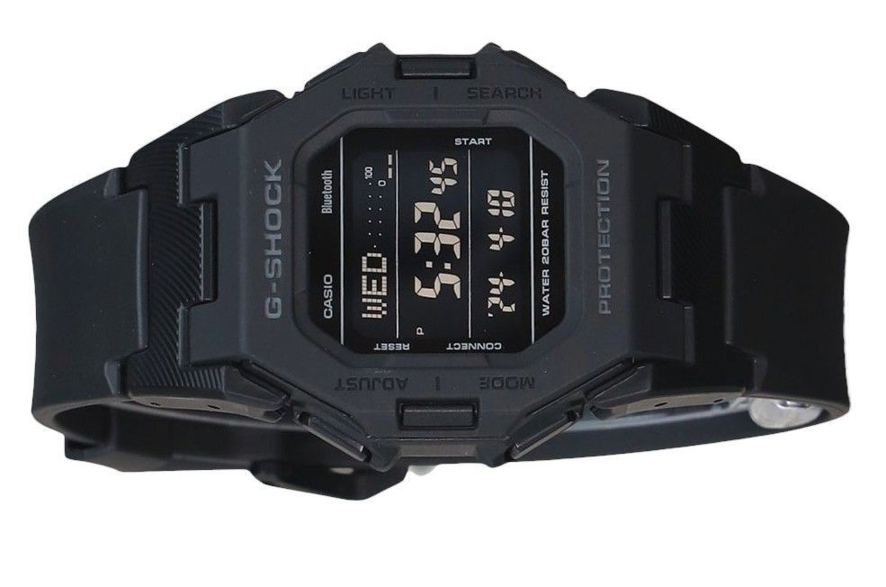 Casio G-Shock Digital Smartphone Link Black Resin Strap Quartz GD-B500-1 200M Men's Watch