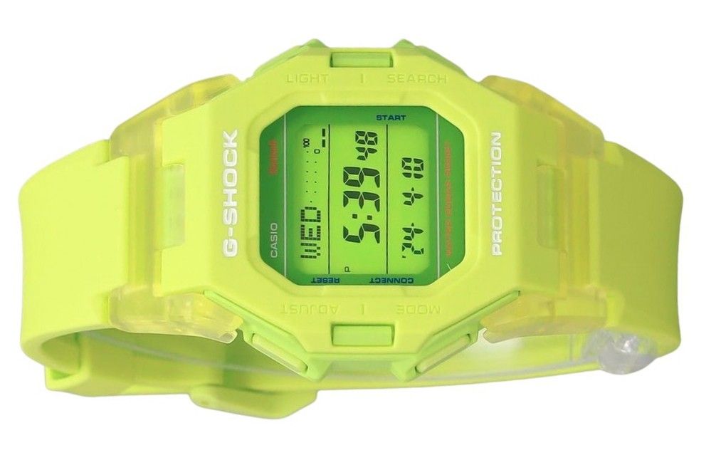 Casio G-Shock Digital Smartphone Link Green Resin Strap Quartz GD-B500S-3 200M Men's Watch