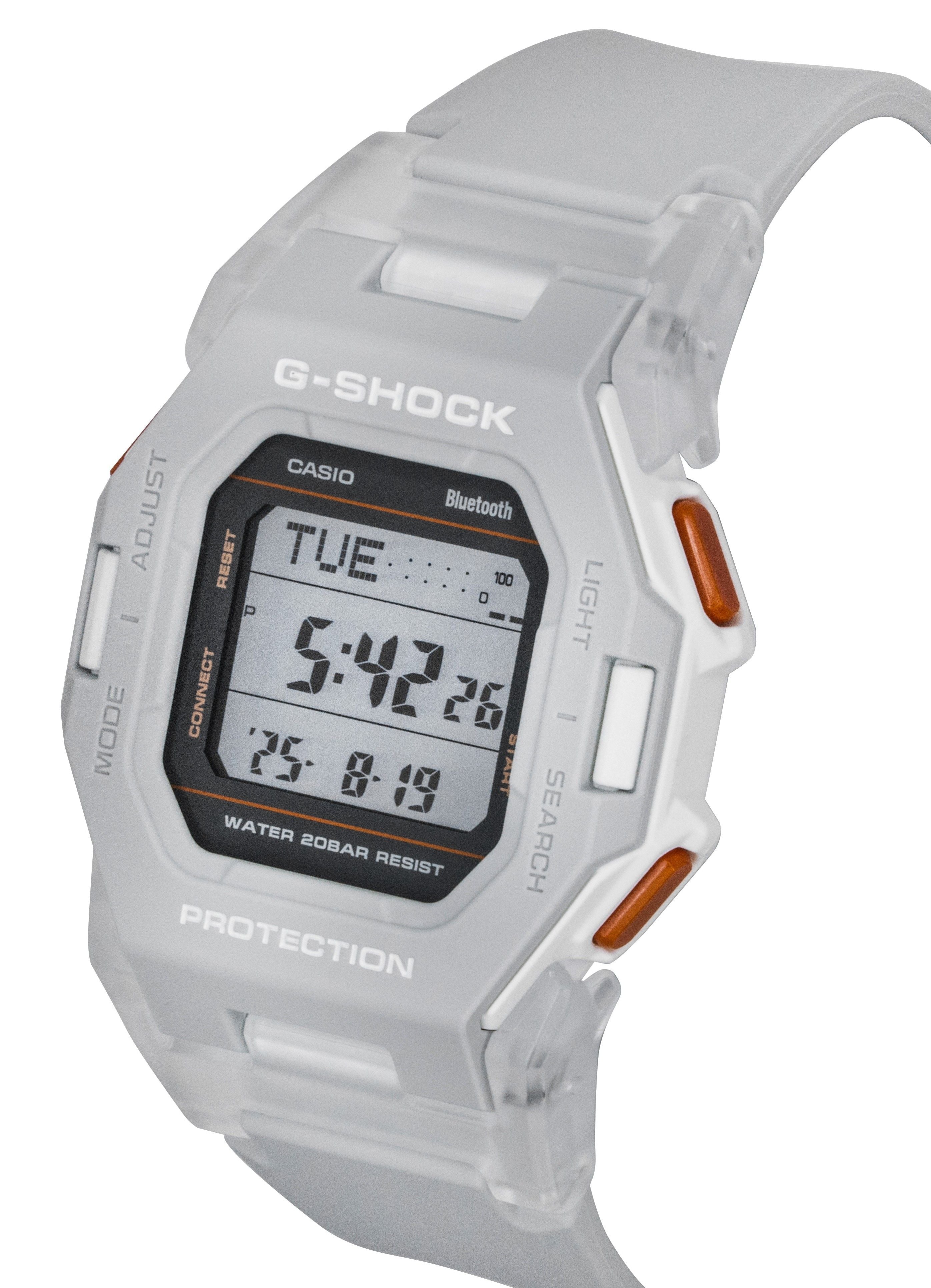 Casio G-Shock Digital Smartphone Link Resin Strap Quartz GD-B500S-8 200M Men's Watch