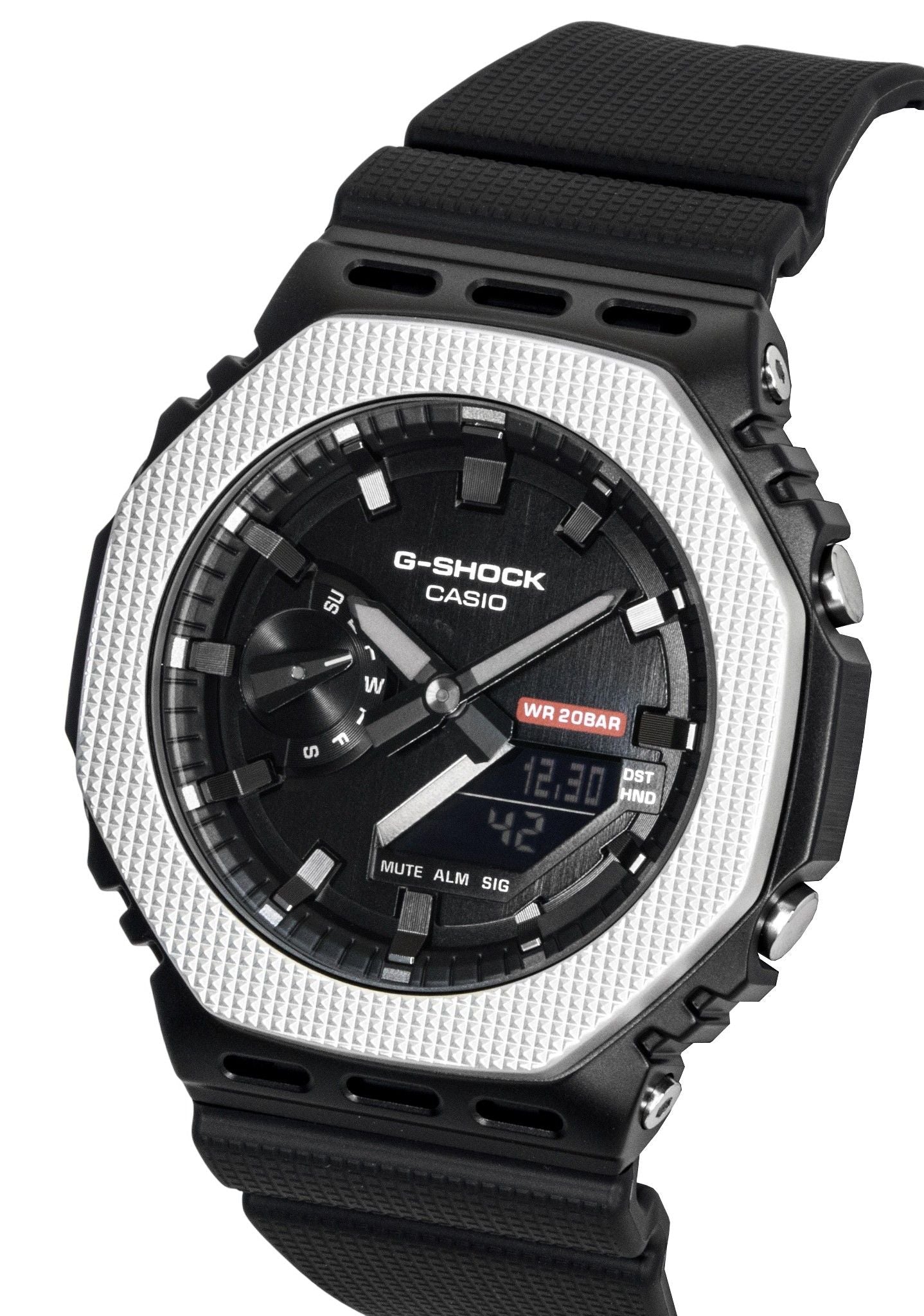 Casio G-Shock G-Steel Analog Digital Bio-Based Resin Black Dial Quartz GM-2100BM-1A 200M Men's Watch