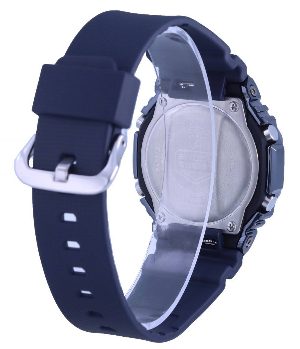 Casio G-Shock World Time Analog Digital Metal Covered GM-2100N-2A GM2100N-2 200M Men's Watch