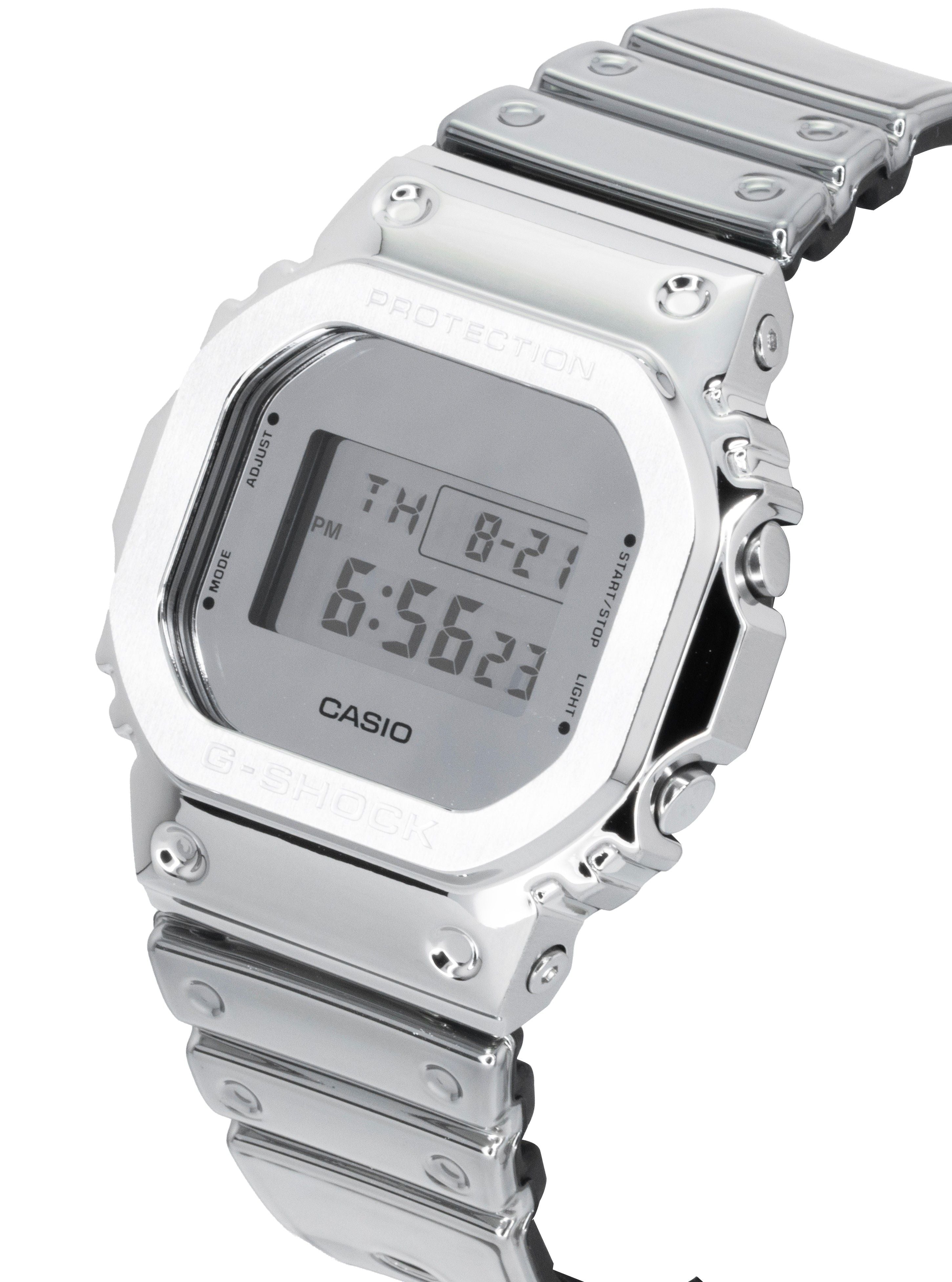 Casio G-Shock G-Steel Fine Metallic Digital Silicone Strap Quartz GM-5600YM-8A8 200M Men's Watch