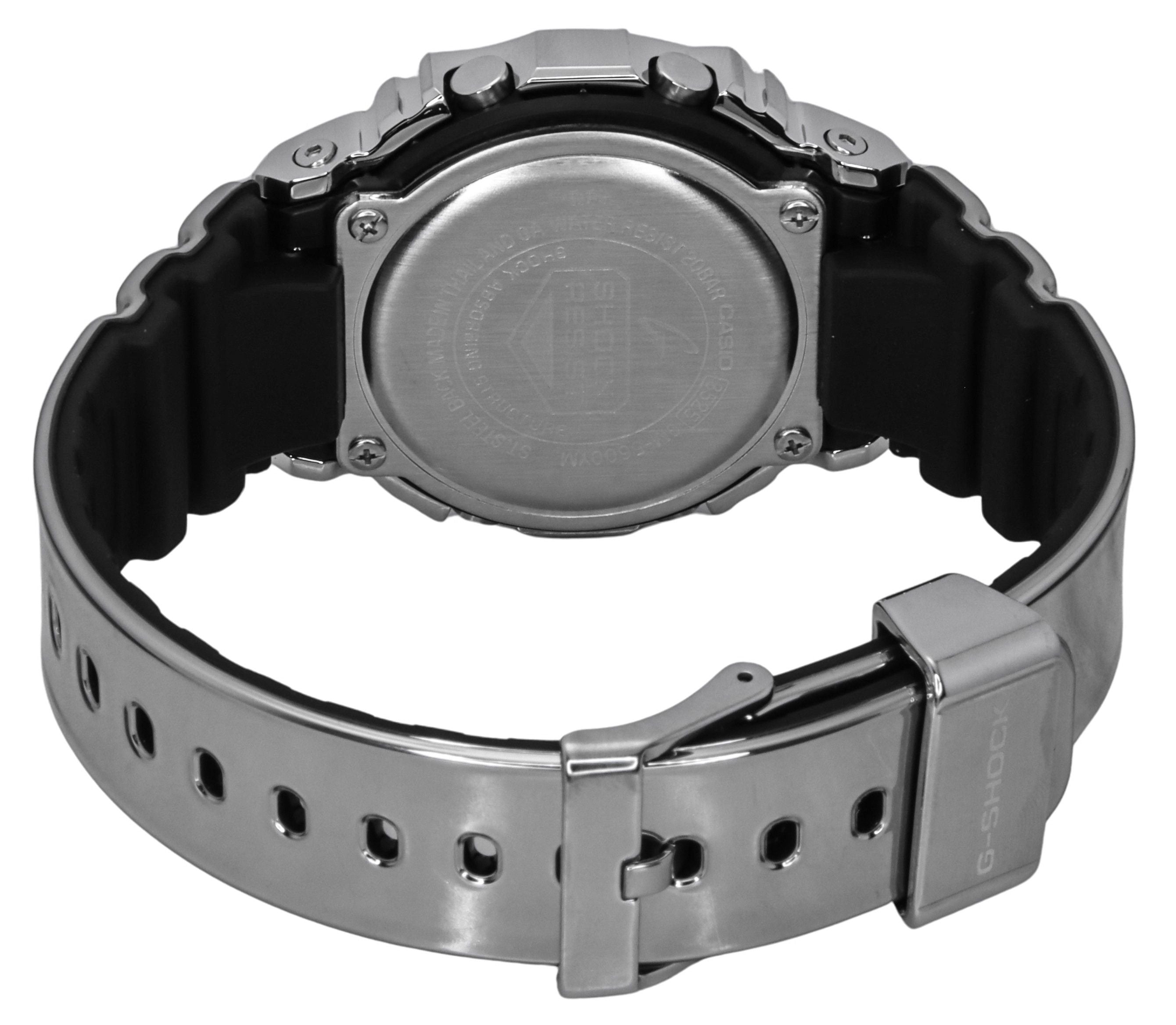Casio G-Shock G-Steel Digital Fine Metallic Tough Silicone Strap Quartz GM-5600YM-8 200M Men's Watch
