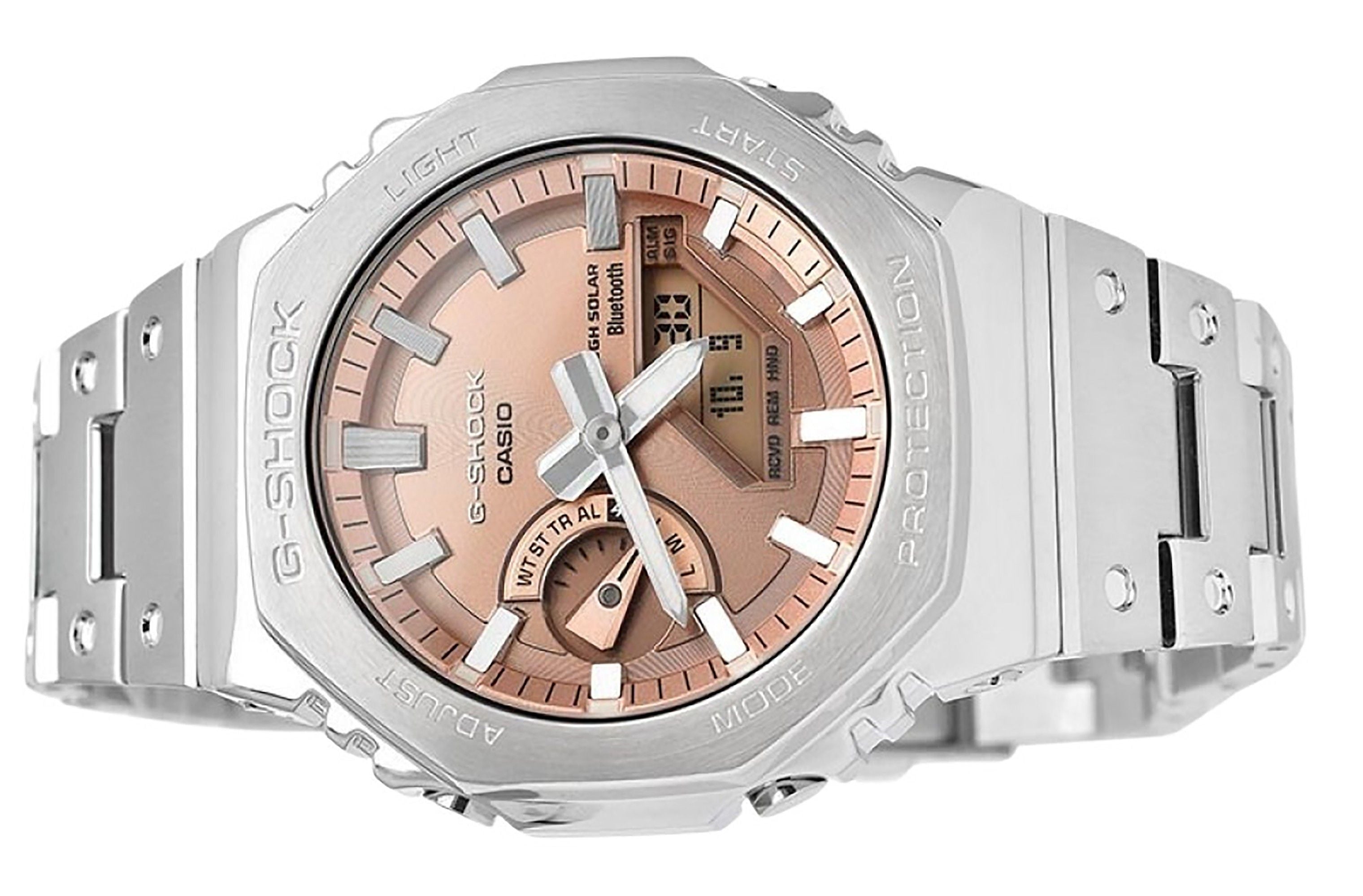 Casio G-Shock Full Metal Analog Digital Smartphone Link Copper Dial Tough Solar GM-B2100AD-5A 200M Men's Watch