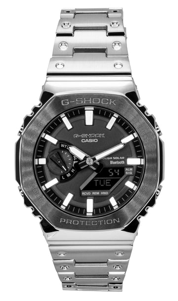 Casio G-Shock Analog Digital Full Metal Smartphone Link Black Dial Solar GM-B2100BT-1A 200M Men's Watch