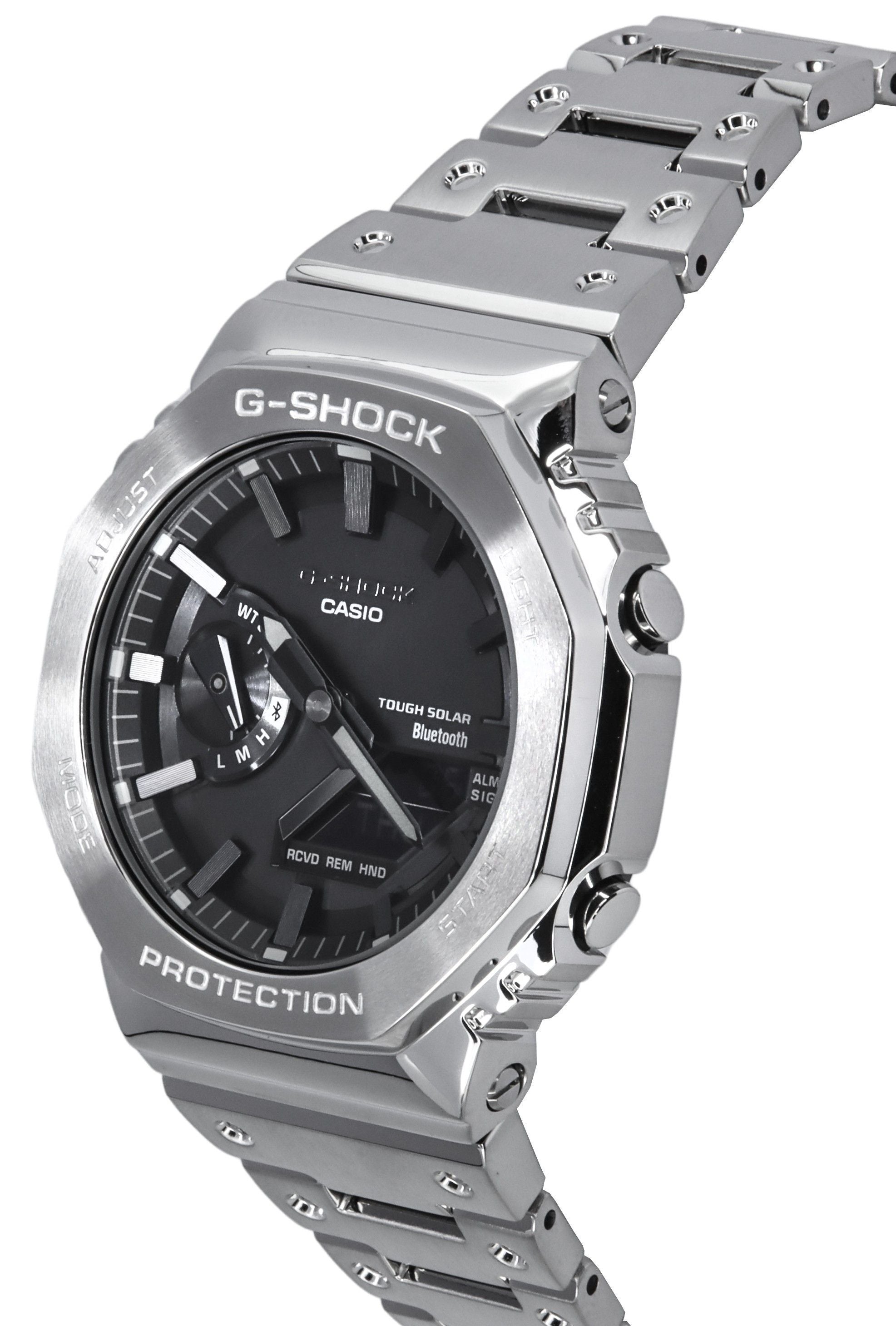 Casio G-Shock Analog Digital Full Metal Black Dial Solar GM-B2100D-1A 200M Men's Watch