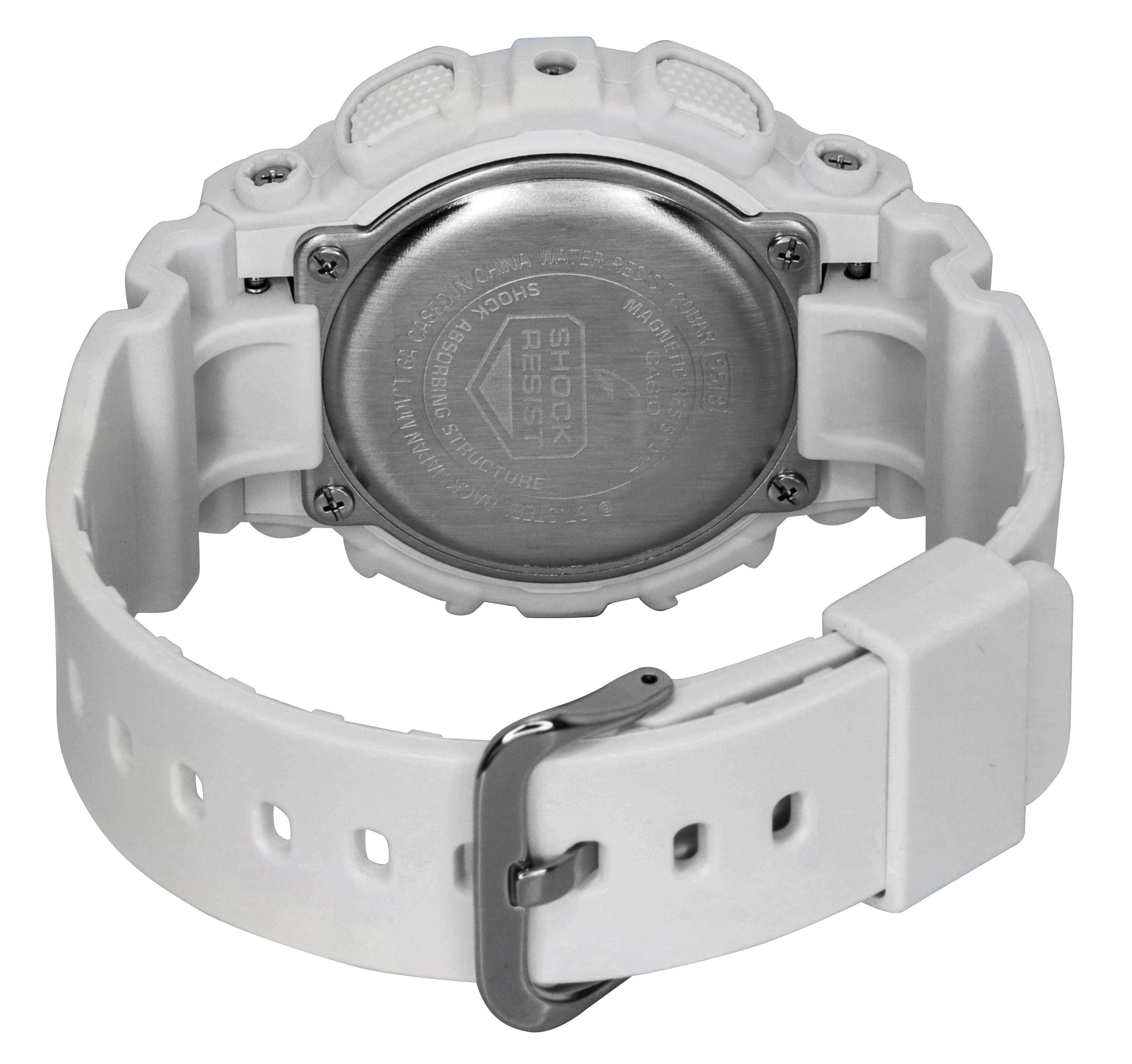 Casio G-Shock Analog Digital Bio-Based Resin White Dial Quartz GMA-S120SA-7A2 200M Women's Watch