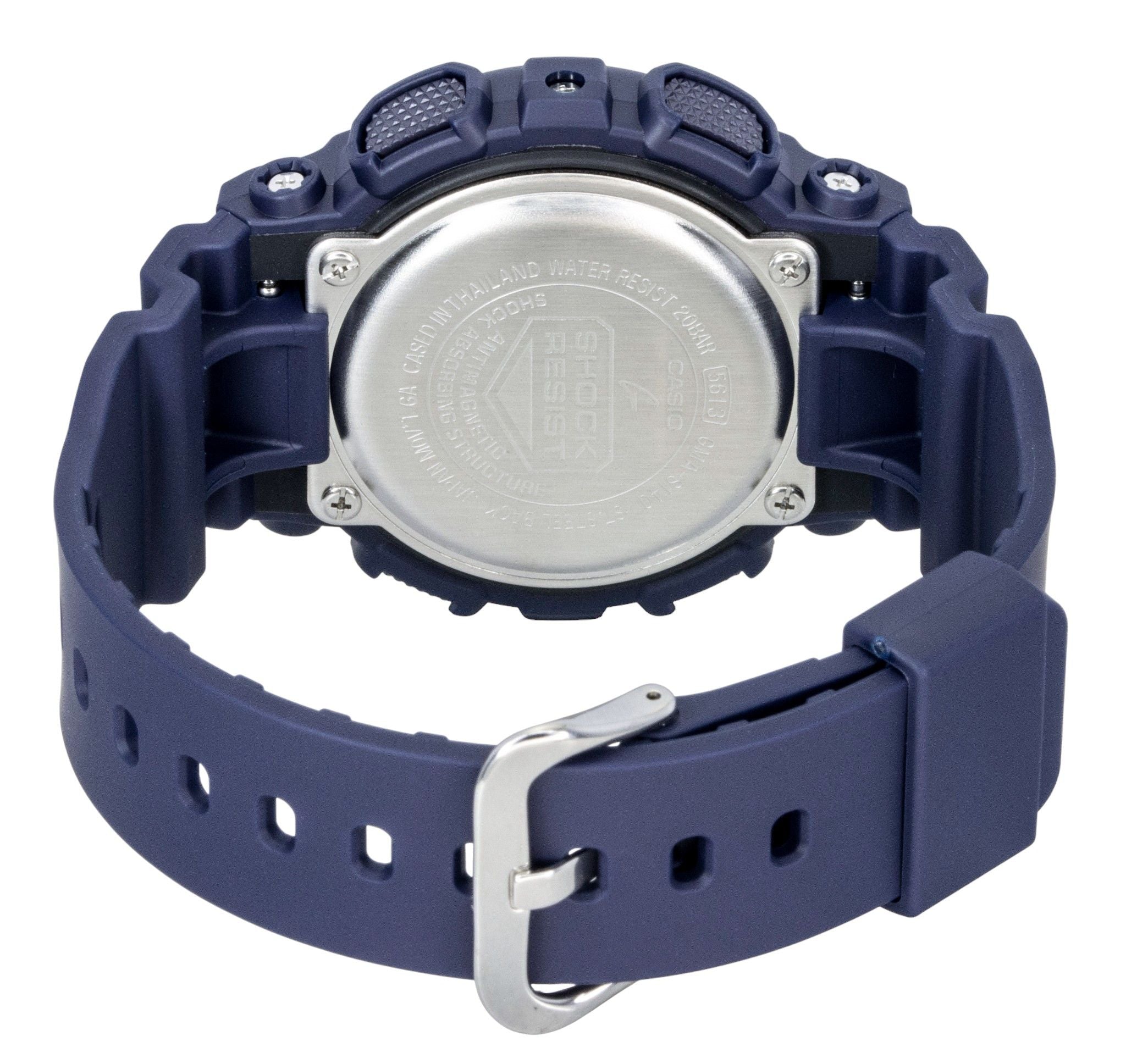 Casio G-Shock Analog Digital Bio-Based Resin Blue Dial Quartz GMA-S140-2A2 200M Women's Watch