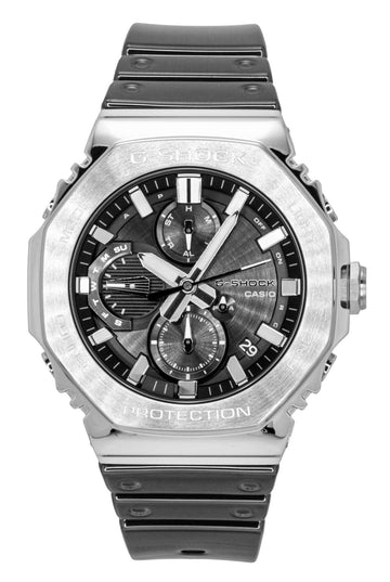 Casio G-Shock Full Metal Smartphone Link Silicone Strap Analog Black Dial Solar GMC-B2100Y-1A 200M Men's Watch