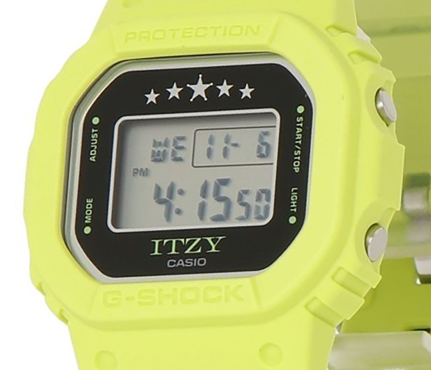 Casio G-Shock ITZY Collaboration Digital Green Bio-Based Resin Strap Quartz GMD-S5610IT-3 200M Women's Watch