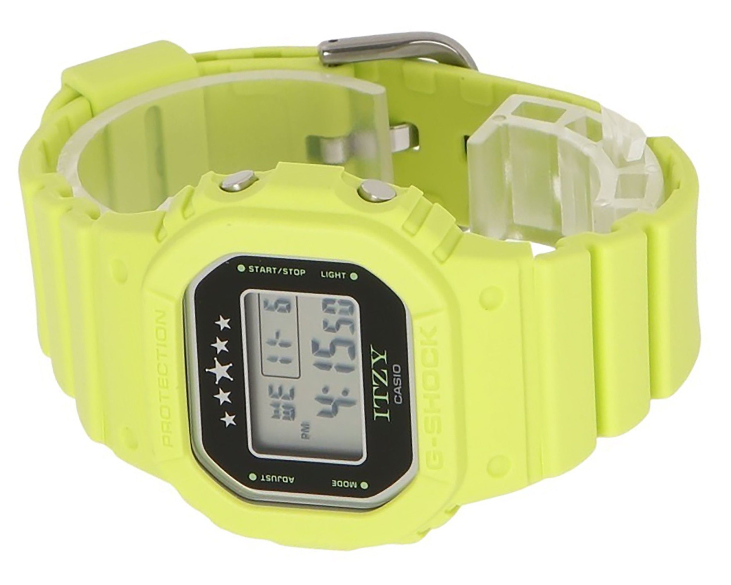 Casio G-Shock ITZY Collaboration Digital Green Bio-Based Resin Strap Quartz GMD-S5610IT-3 200M Women's Watch