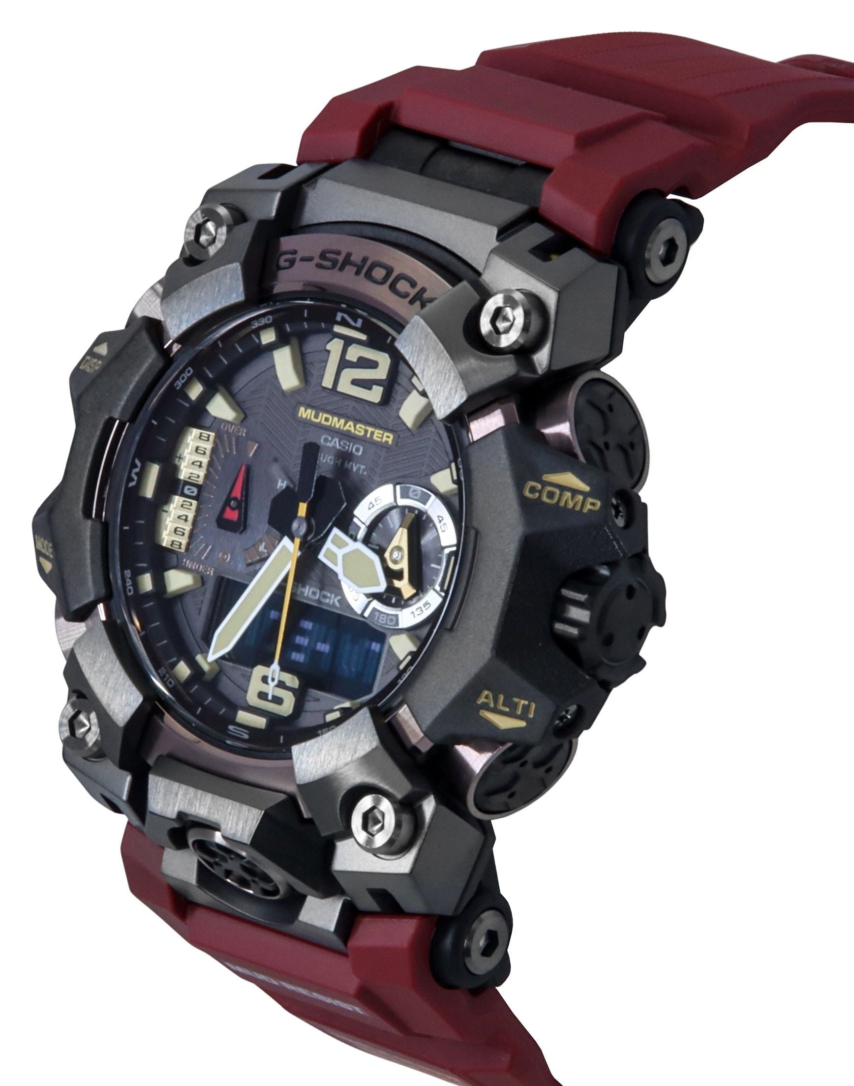 Casio G-Shock Master Of G-Land Mudmaster Analog Digital Smartphone Link Black Dial Solar GWG-B1000-1A4 200M Men's Watch