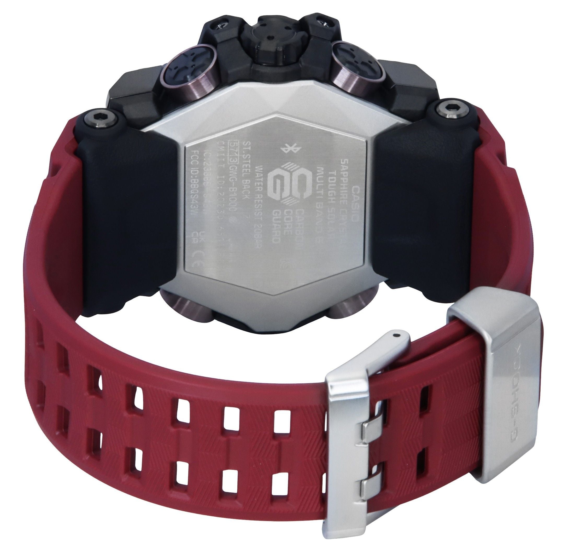 Casio G-Shock Master Of G-Land Mudmaster Analog Digital Smartphone Link Black Dial Solar GWG-B1000-1A4 200M Men's Watch