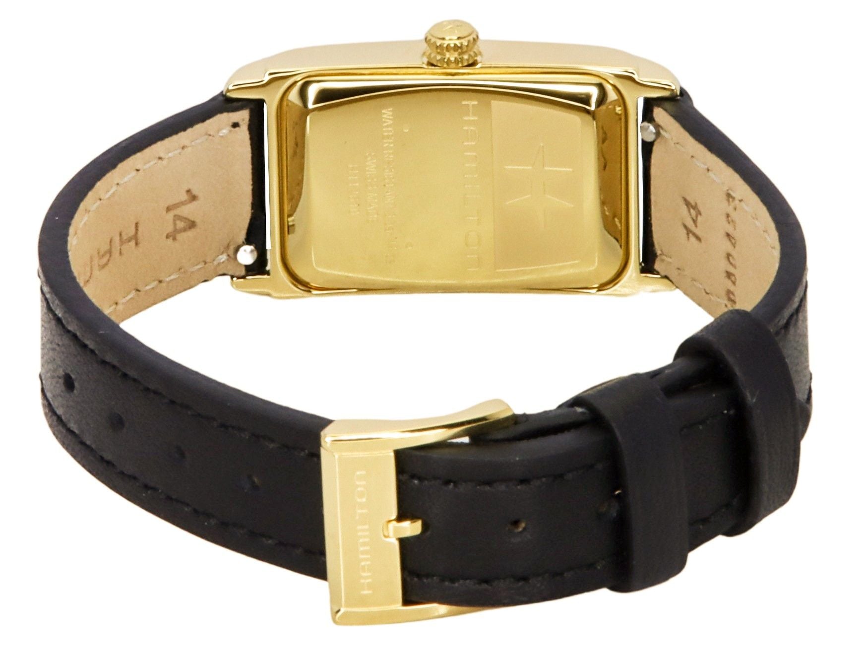 Hamilton American Classic Ardmore Leather Strap Green Dial Quartz H11261760 Unisex Watch