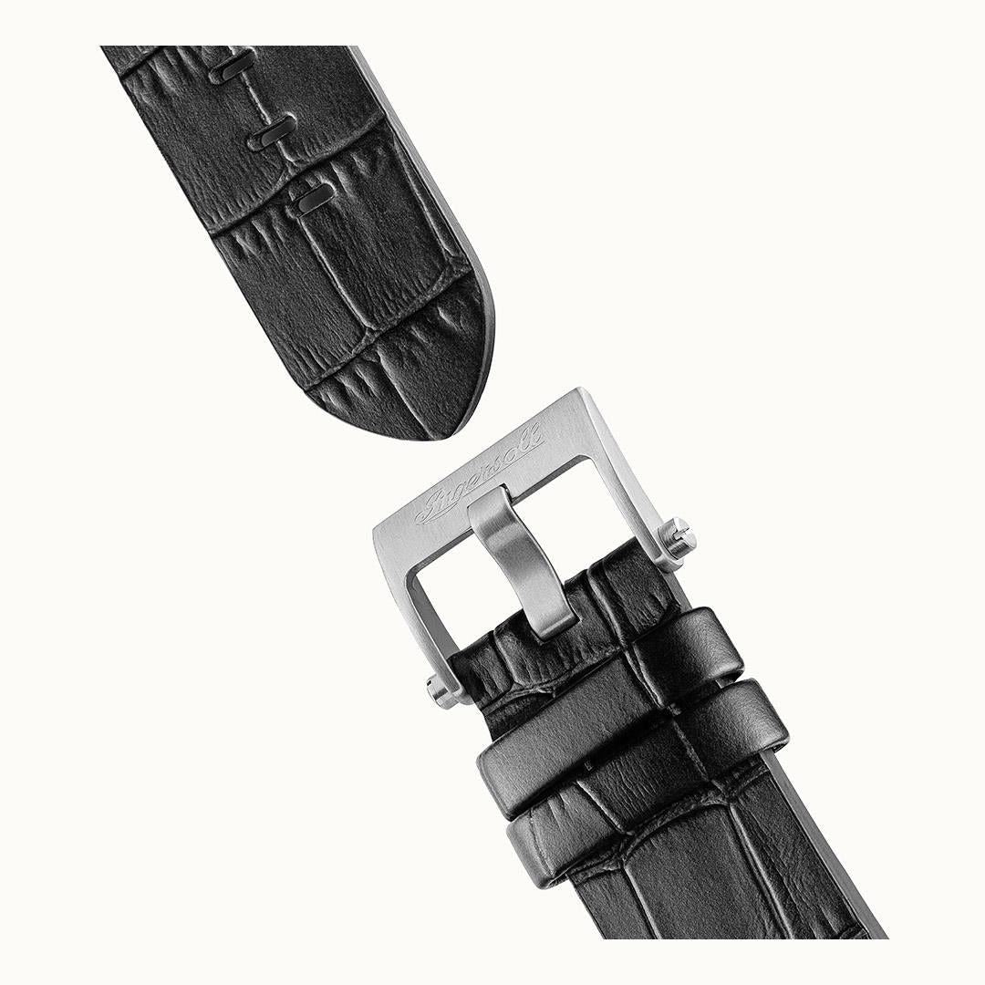 Ingersoll The Broadway Dual Time Black Skeleton Dial Automatic I12903 Men's Watch