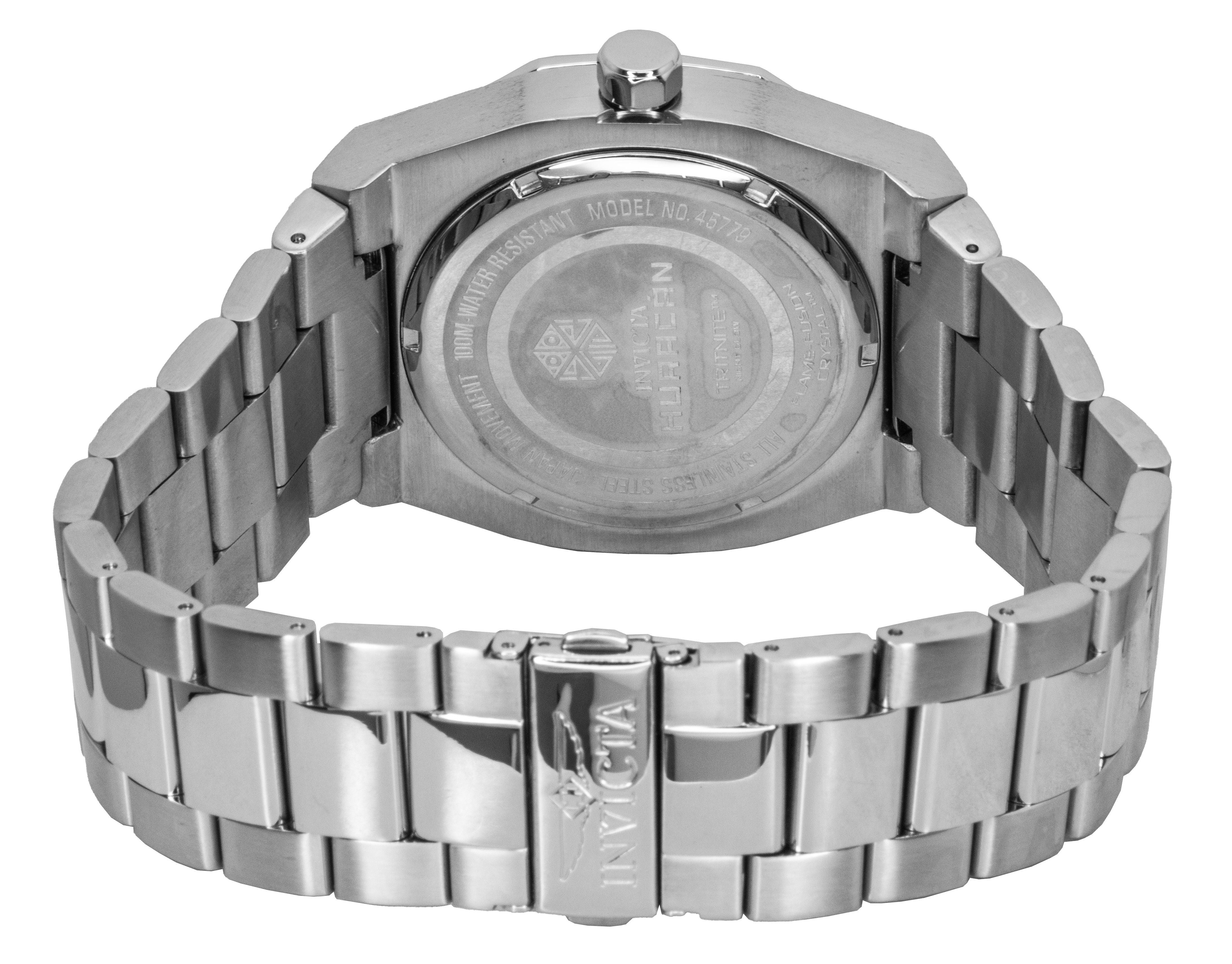 Invicta Huracan Stainless Steel Turquoise Dial Quartz 45779 100M Men's Watch