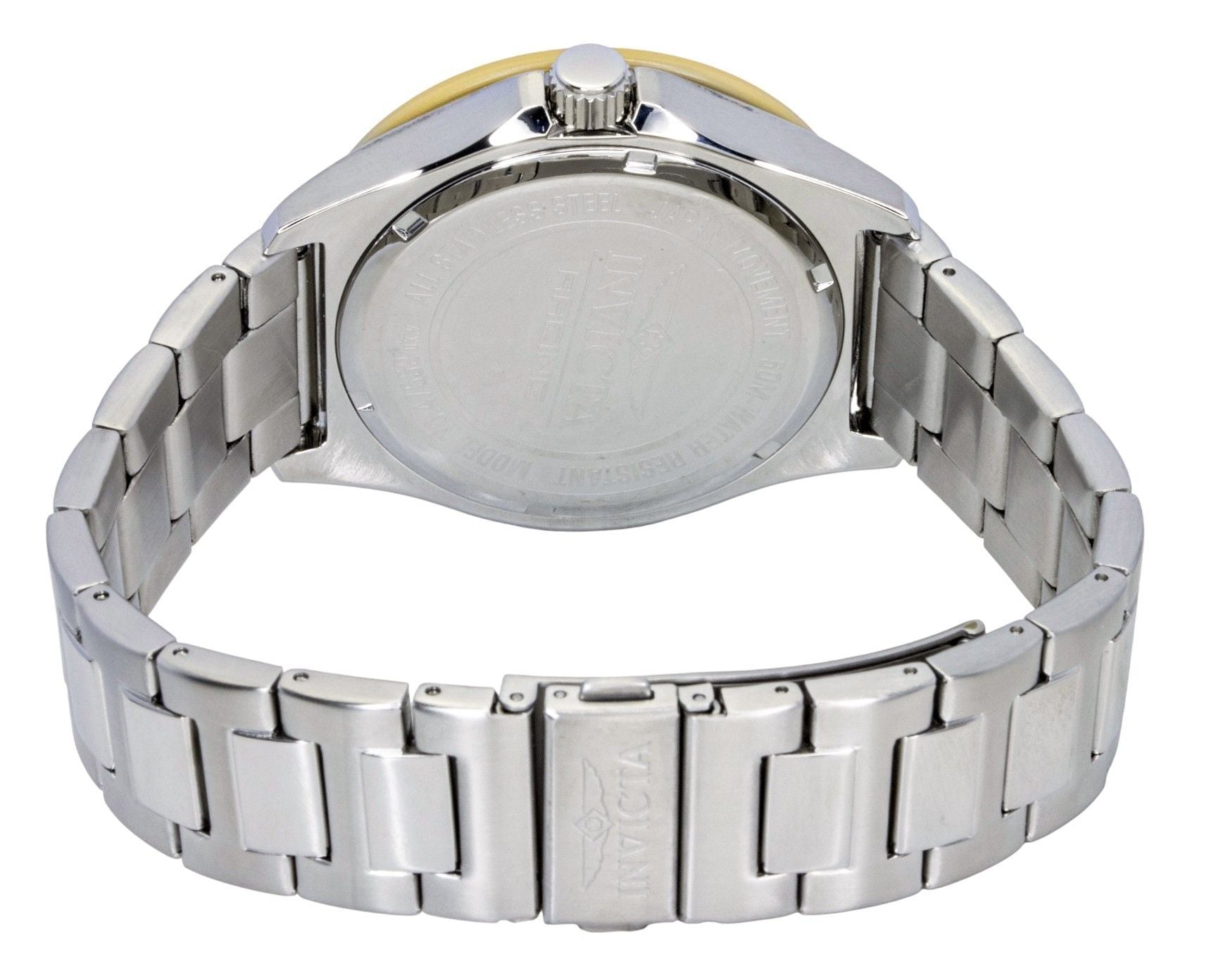 Invicta Racing GMT Stainless Steel Sand Dial Quartz 47552 Men's Watch