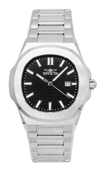 Invicta Speedway Stainless Steel Black Dial Quartz 48319 Men's Watch