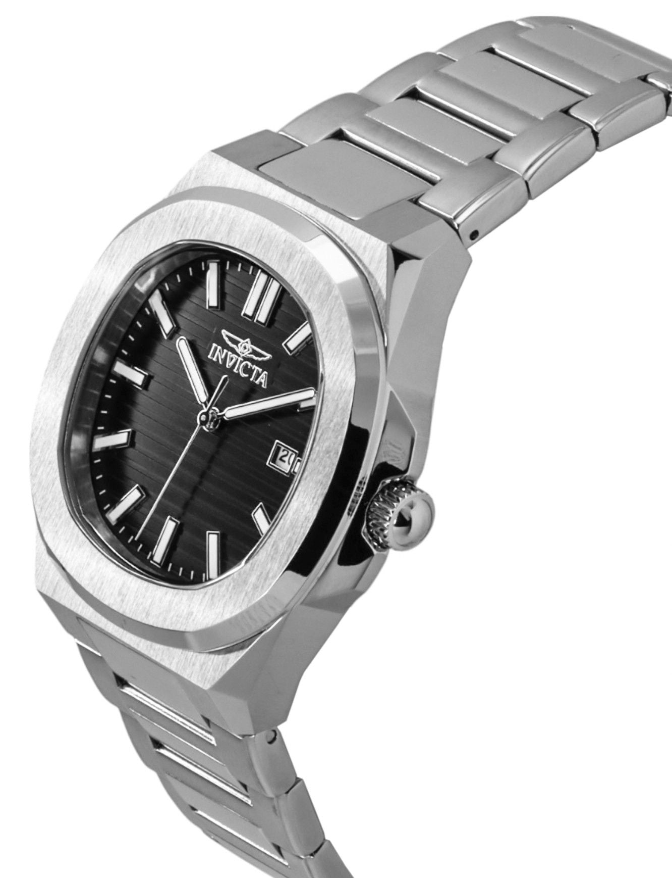 Invicta Speedway Stainless Steel Black Dial Quartz 48319 Men's Watch
