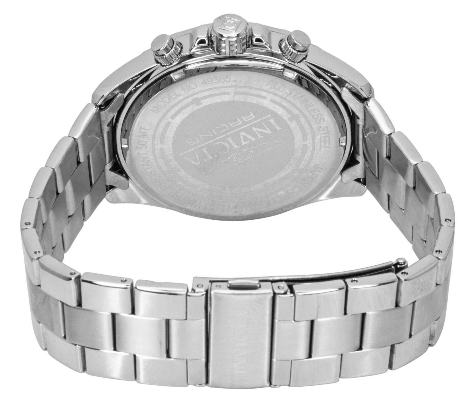 Invicta Speedway Chronograph GMT Stainless Steel Black Dial Quartz 49365 Men's Watch