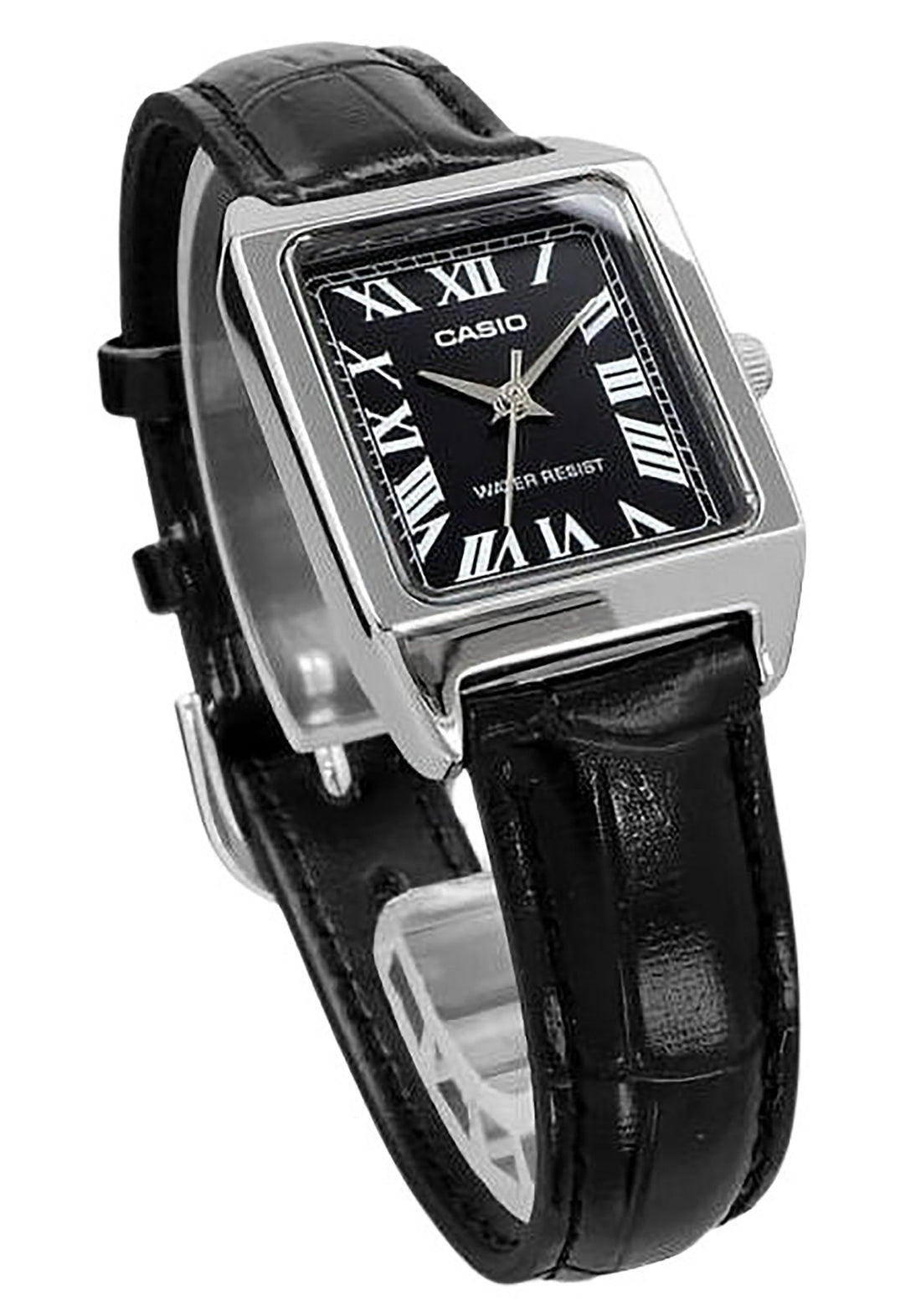 Casio Standard Analog Leather Strap Black Dial Quartz LTP-V007L-1B Women's Watch