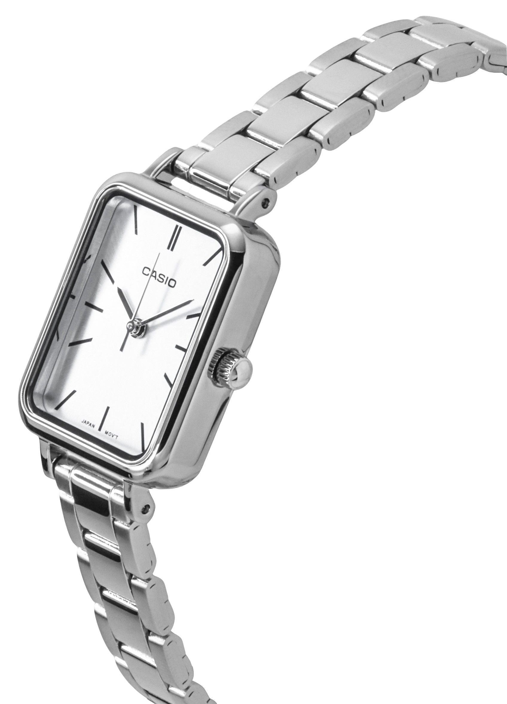 Casio Standard Analog Stainless Steel Light Blue Dial Quartz LTP-V009D-2E Women's Watch