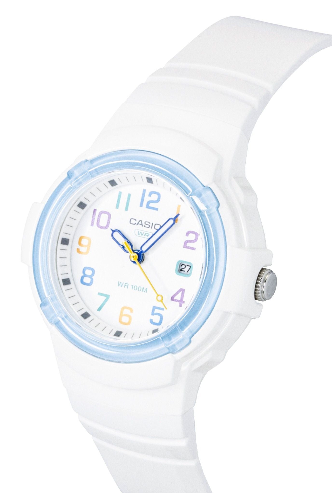 Casio Analog Bio-Based Resin Strap White Dial Quartz LX-800H-7A2V 100M Women's Watch