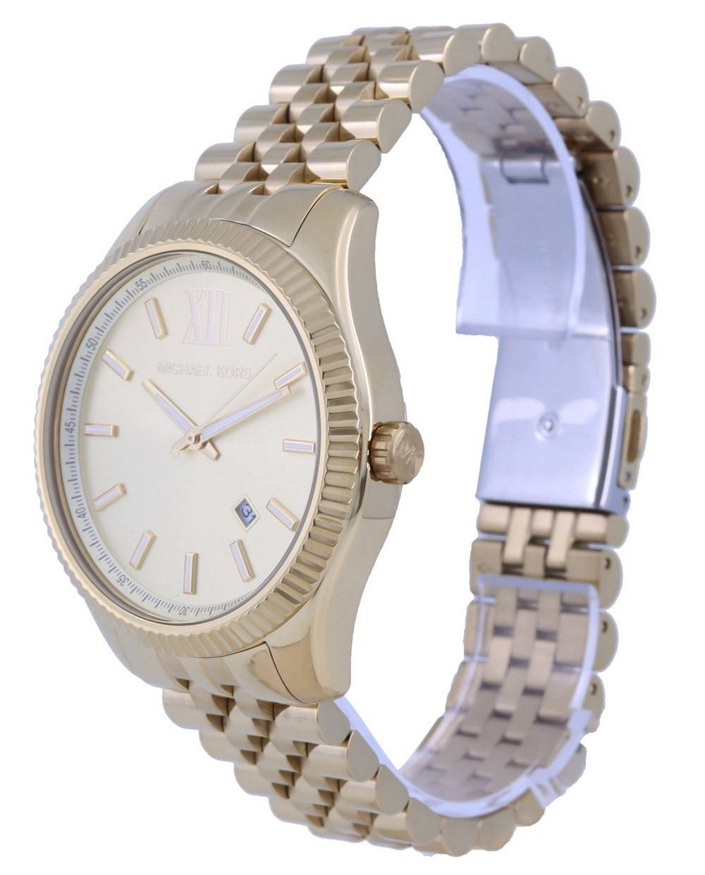 Michael Kors Lexington Gold Dial Quartz MK8857 Men's Watch