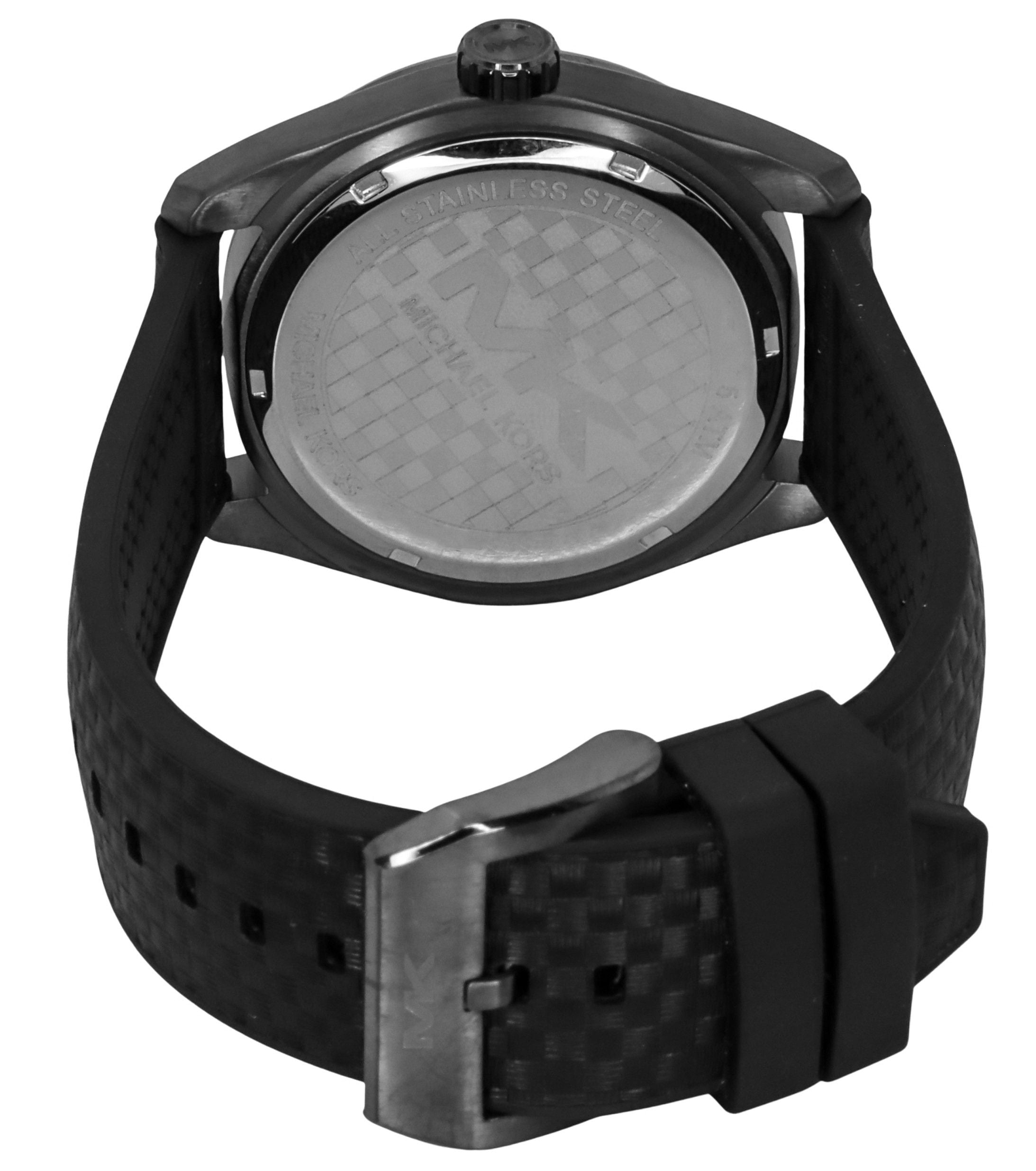 Michael Kors Accelerator 2.0 Silicone Strap Grey Dial Quartz MK9175 Men's Watch