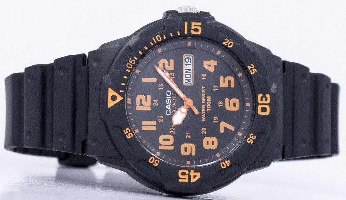 Casio Quartz Analog Black Dial MRW-200H-4BVDF MRW200H-4BVDF Men's Watch