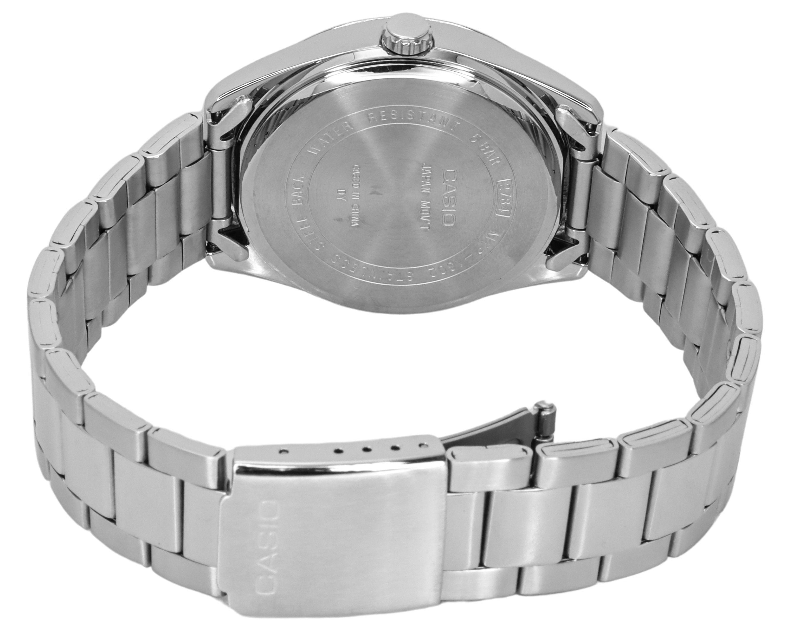 Casio Standard Analog Stainless Steel White Dial Quartz MTP-1302D-7B Men's Watches