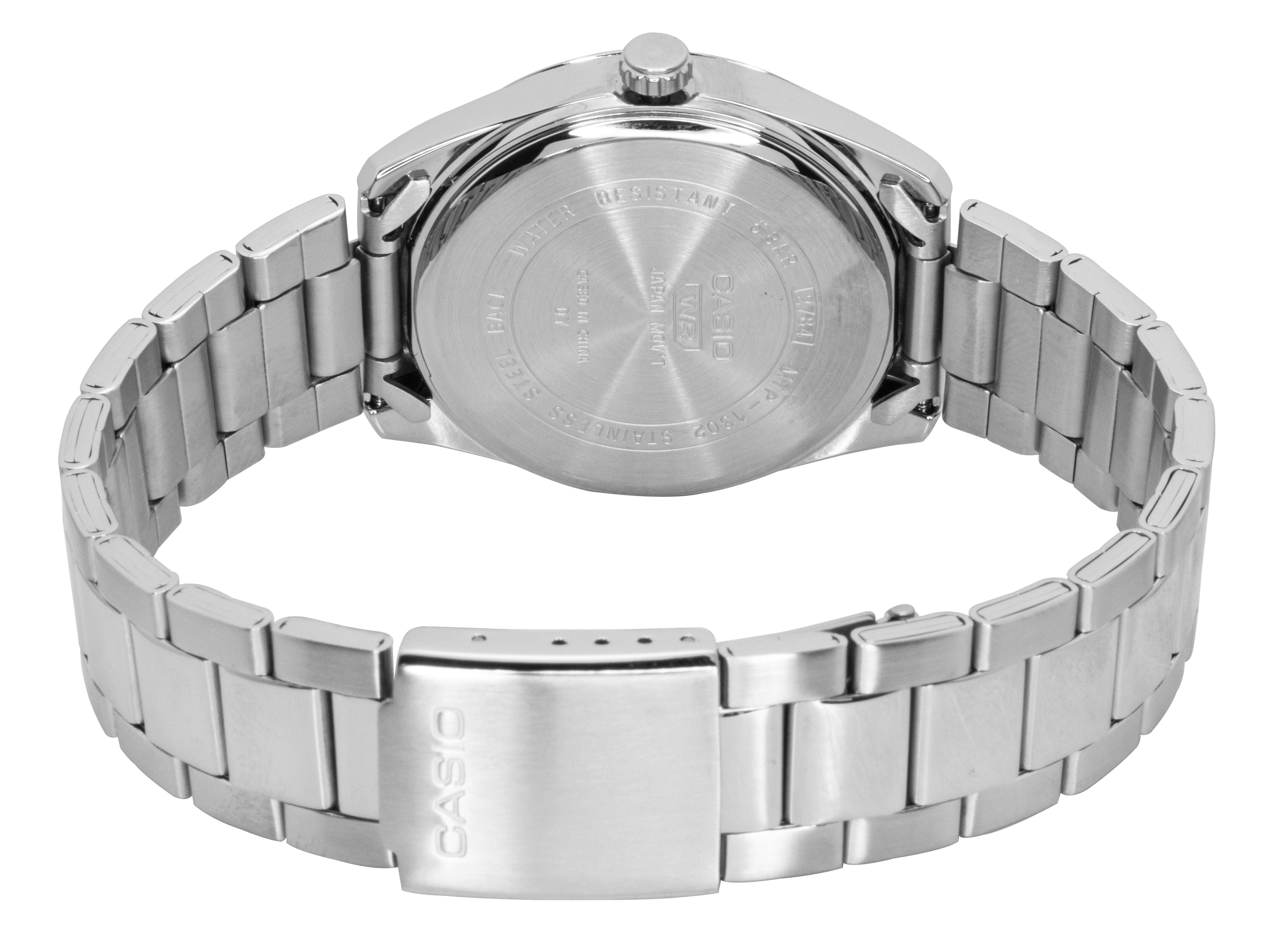 Casio Standard Analog Stainless Steel Green Dial Quartz MTP-1302DA-3AV Men's Watch