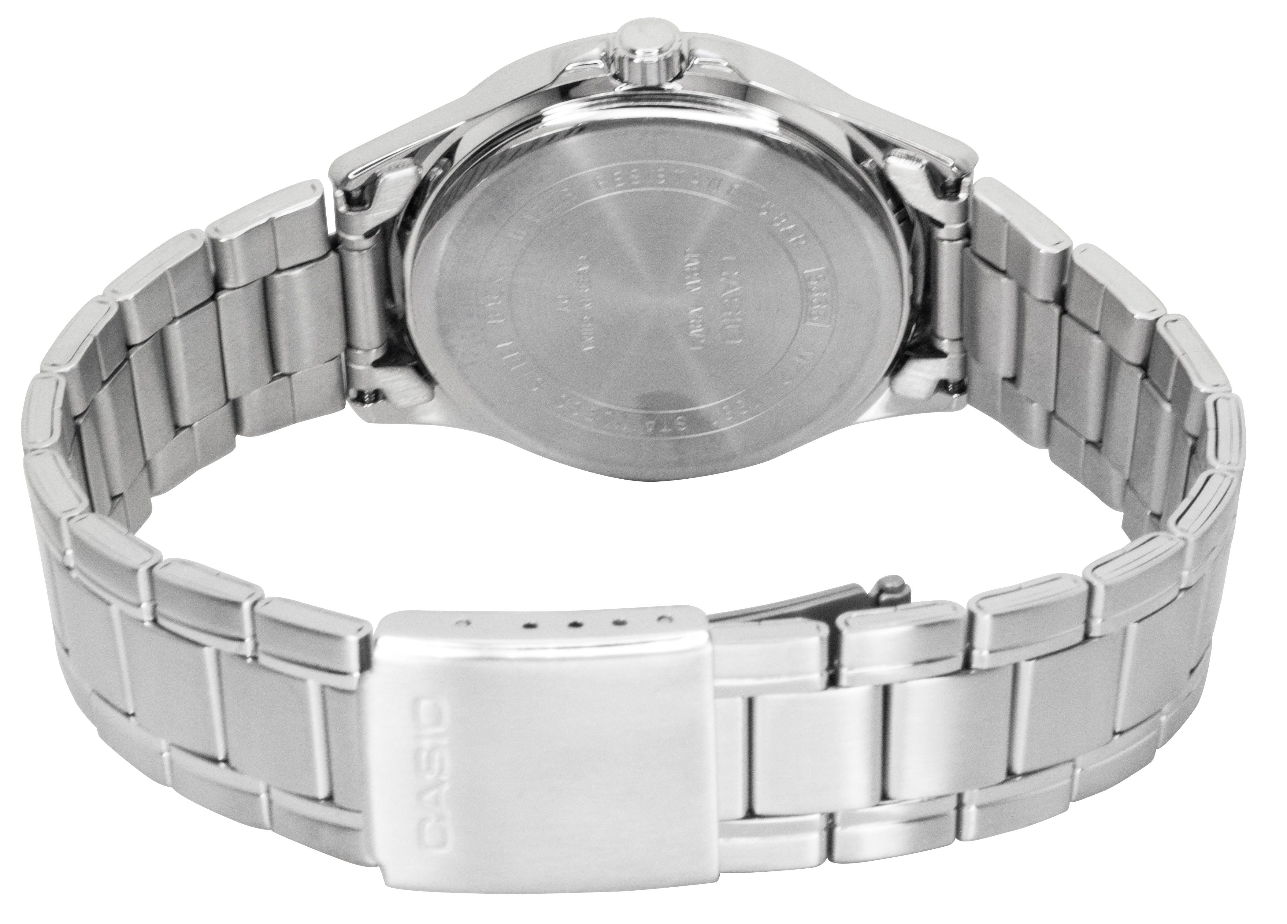 Casio Standard Analog Stainless Steel Blue Dial Quartz MTP-1381D-2AV Men's Watch