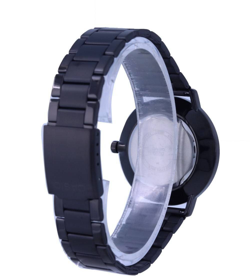 Casio Black Dial Stainless Steel Analog MTP-VT01B-1B MTPVT01B-1B Men's Watch