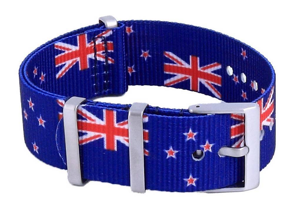 Ratio NATO31 New Zealand National Flag Pattern Polyester 22mm NATO31 Watch Strap
