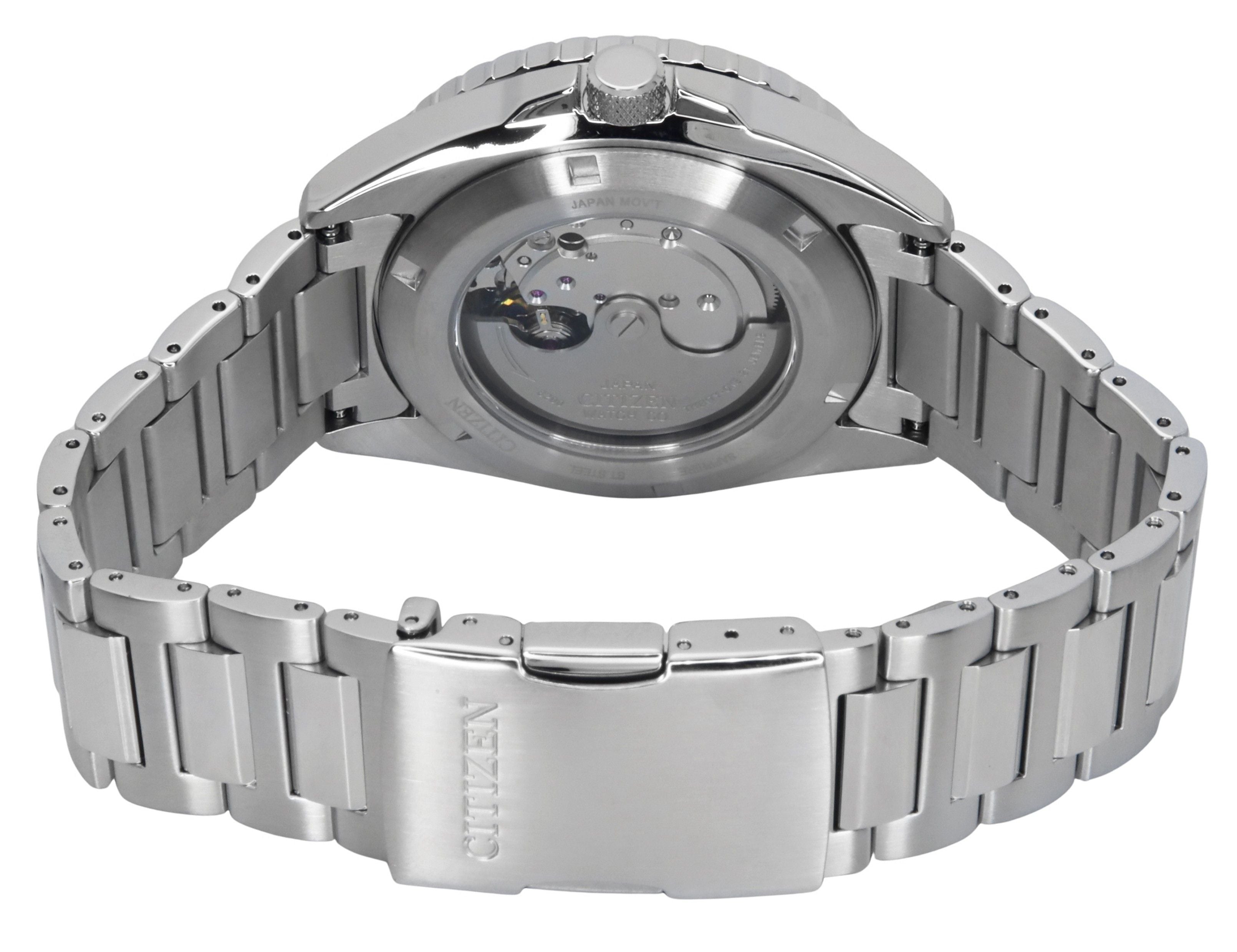 Citizen Sport Stainless Steel Blue Dial Automatic NH7530-52M 100M Men's Watch