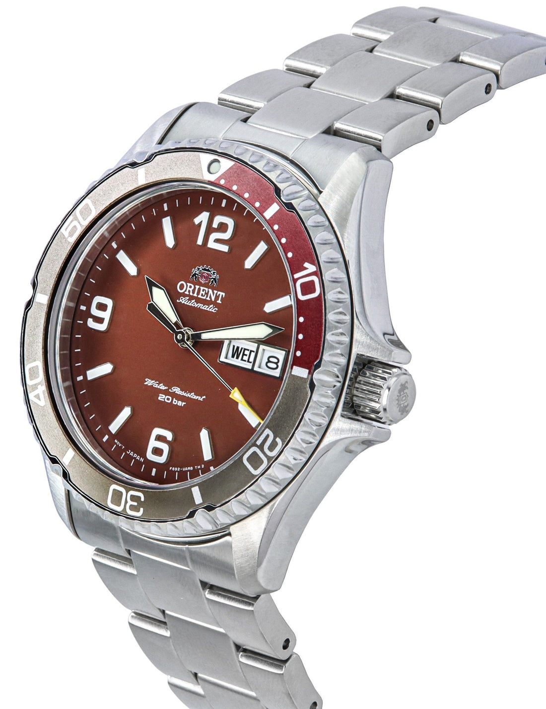 Orient Sports Kamasu Mako III Stainless Steel Red Dial Automatic Diver's RA-AA0820R19B RA-AA0820R39B 200M Men's Watch